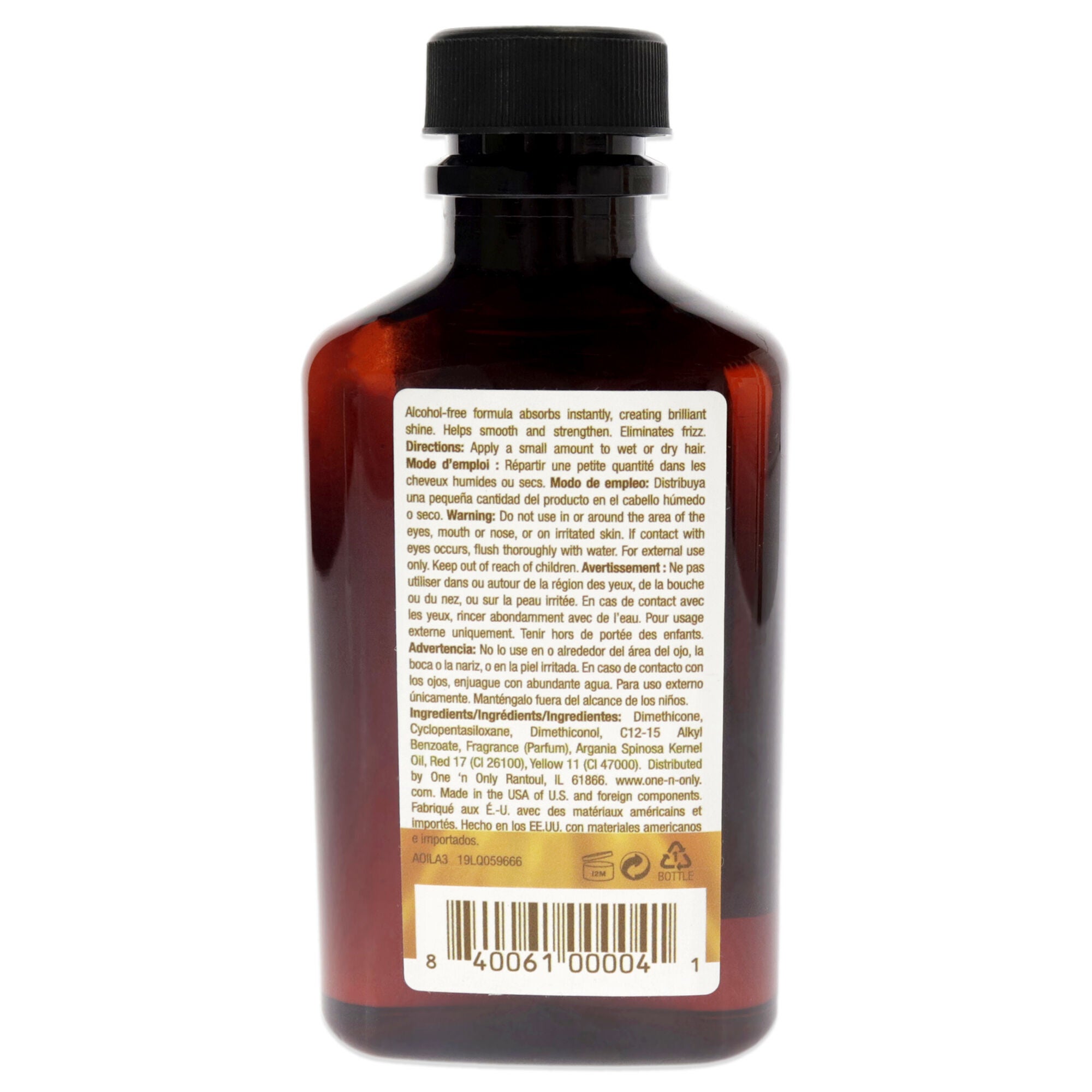 Argan Oil Treatment by One n Only for Unisex - 3.4 oz Treatment, , alternate image number 3