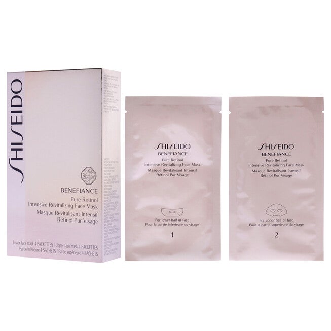Benefiance Pure Retinol Intensive Revitalizing Face Mask by Shiseido for Unisex - 4 Pc Mask, See Description, alternate image number 3