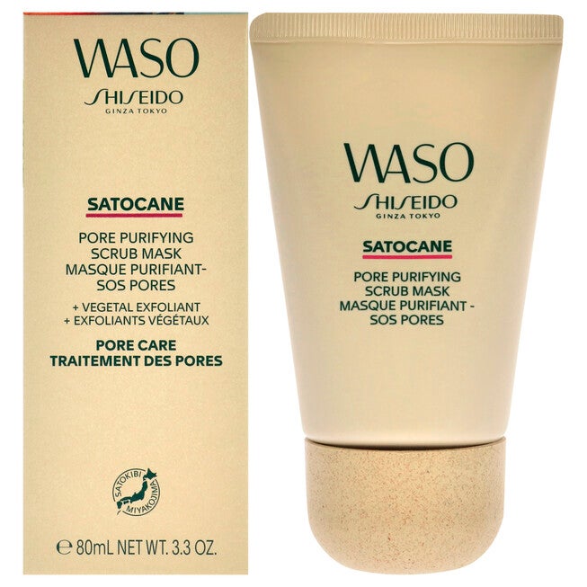 Waso Satocane Pore Purifying Scrub Mask by Shiseido for Women - 3.3 oz Mask, , alternate image number null