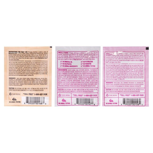 Pillow Soft Curls With Jelly Soft Curl and Multi Cultural Curls Kit by Miss Jessies for Unisex - 3 Pc Kit 1oz Lotion, 1oz Gel, 1oz Cream, , alternate image number 3