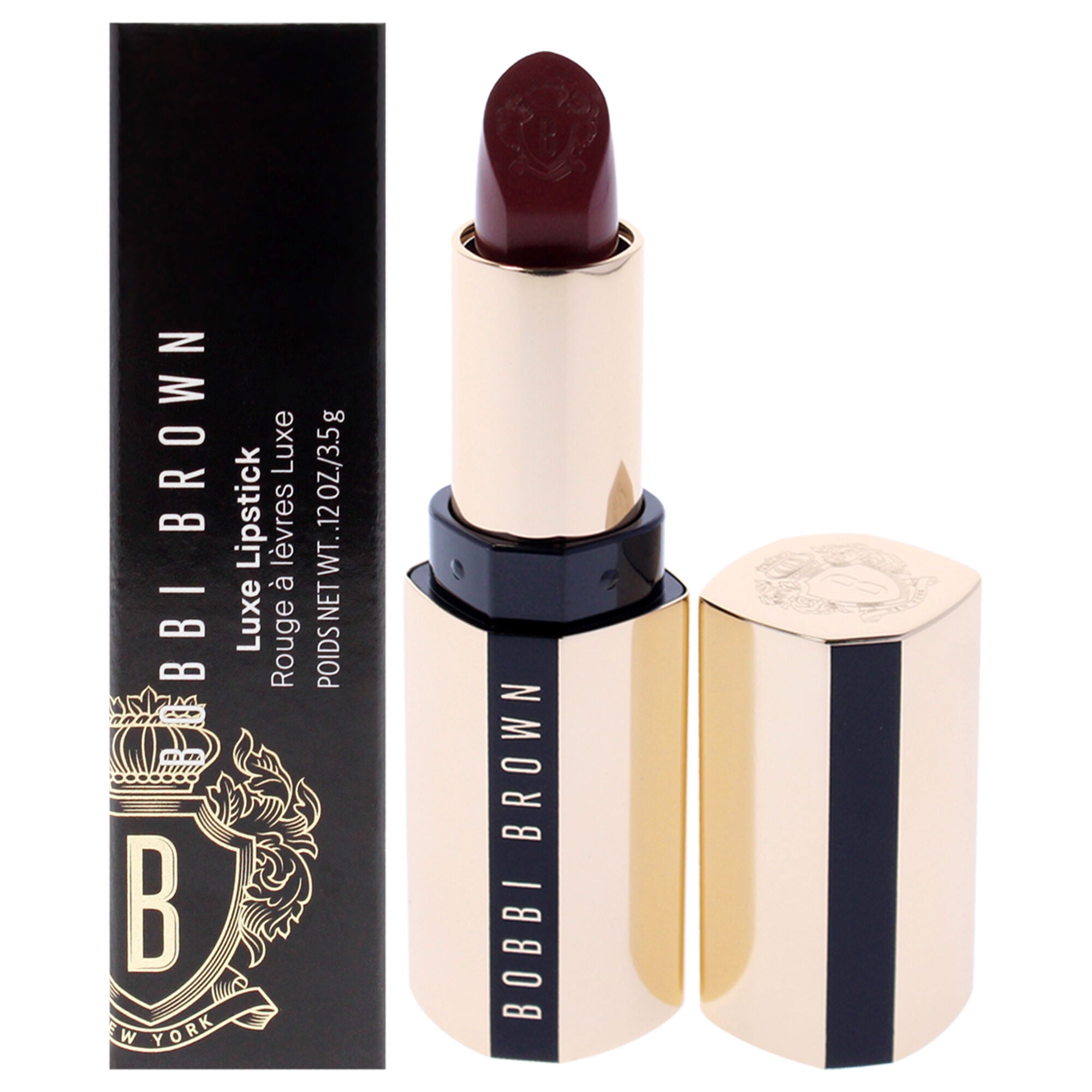 Luxe Lipstick - 608 Downtown Plum by Bobbi Brown for Women - 0.12 oz Lipstick, Pink, hi-res image number 0