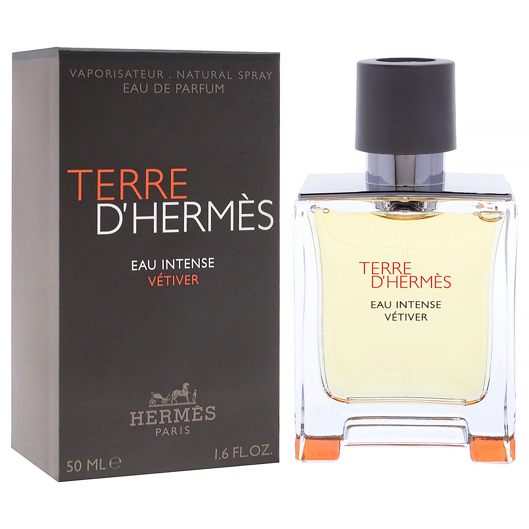 Terre DHermes Eau Intense Vetiver by Hermes for Men - 1.6 oz EDP Spray, See Description, alternate image number 1