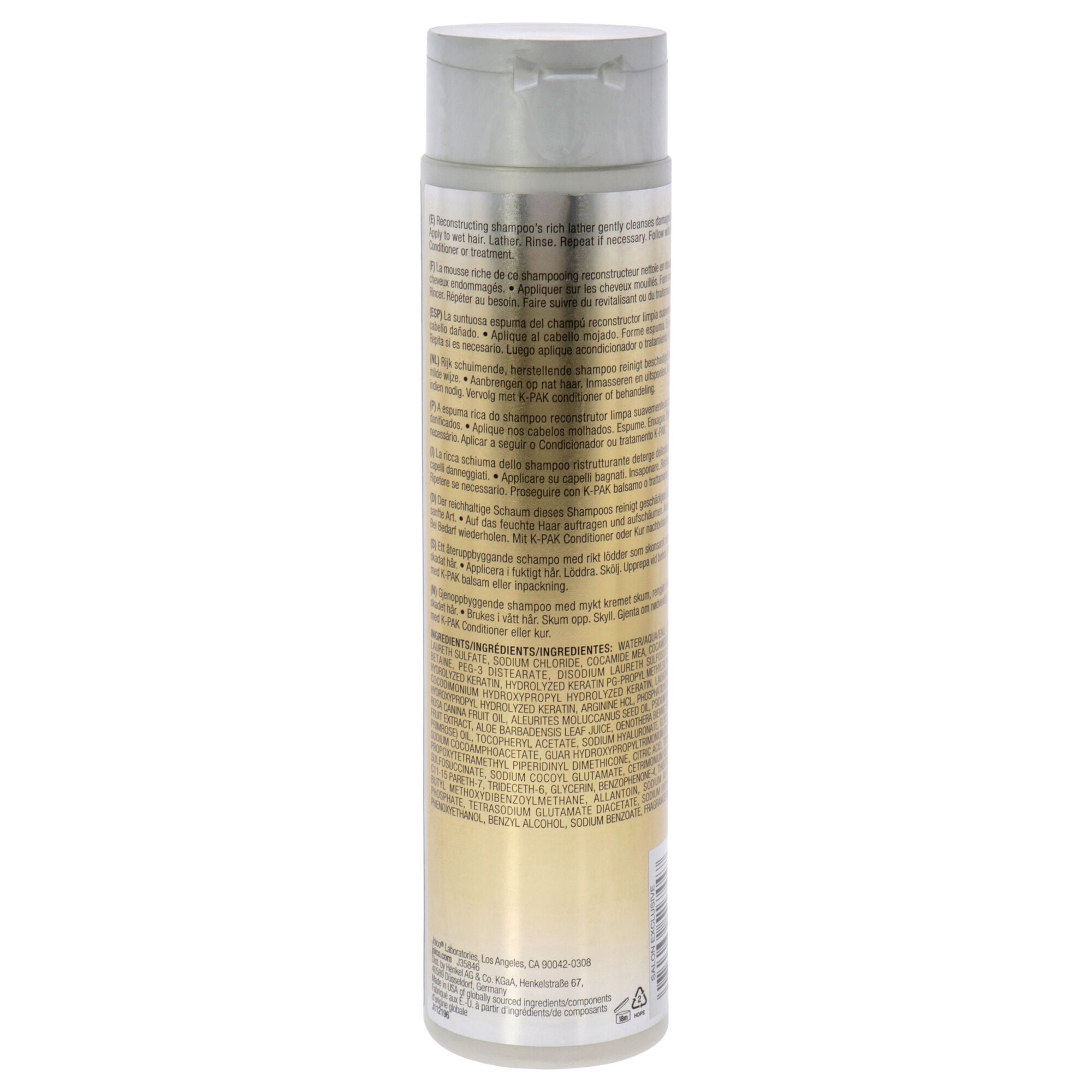 K-Pak Shampoo To Repair Damage by Joico for Unisex - 10.1 oz Shampoo, , alternate image number 3