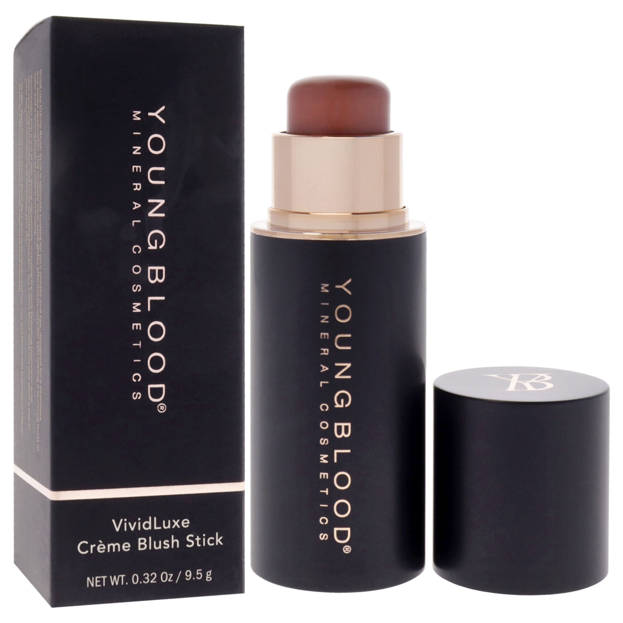 VividLuxe Creme Blush Stick - Tiramisu by Youngblood for Women - 0.32 oz Blush, See Description, alternate image number 2