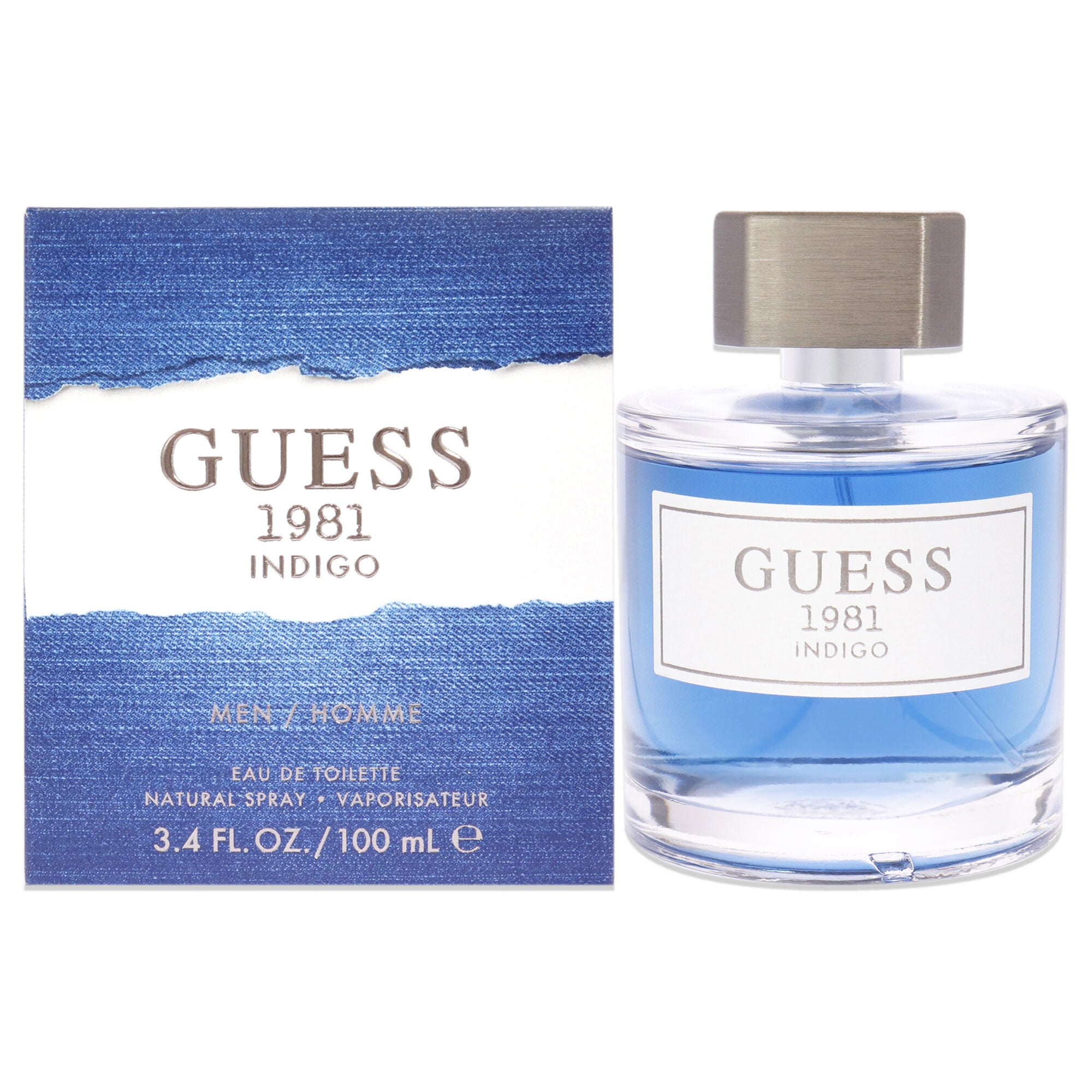 Guess 1981 Indigo by Guess for Men - 3.4 oz EDT Spray, See Description, hi-res image number 0