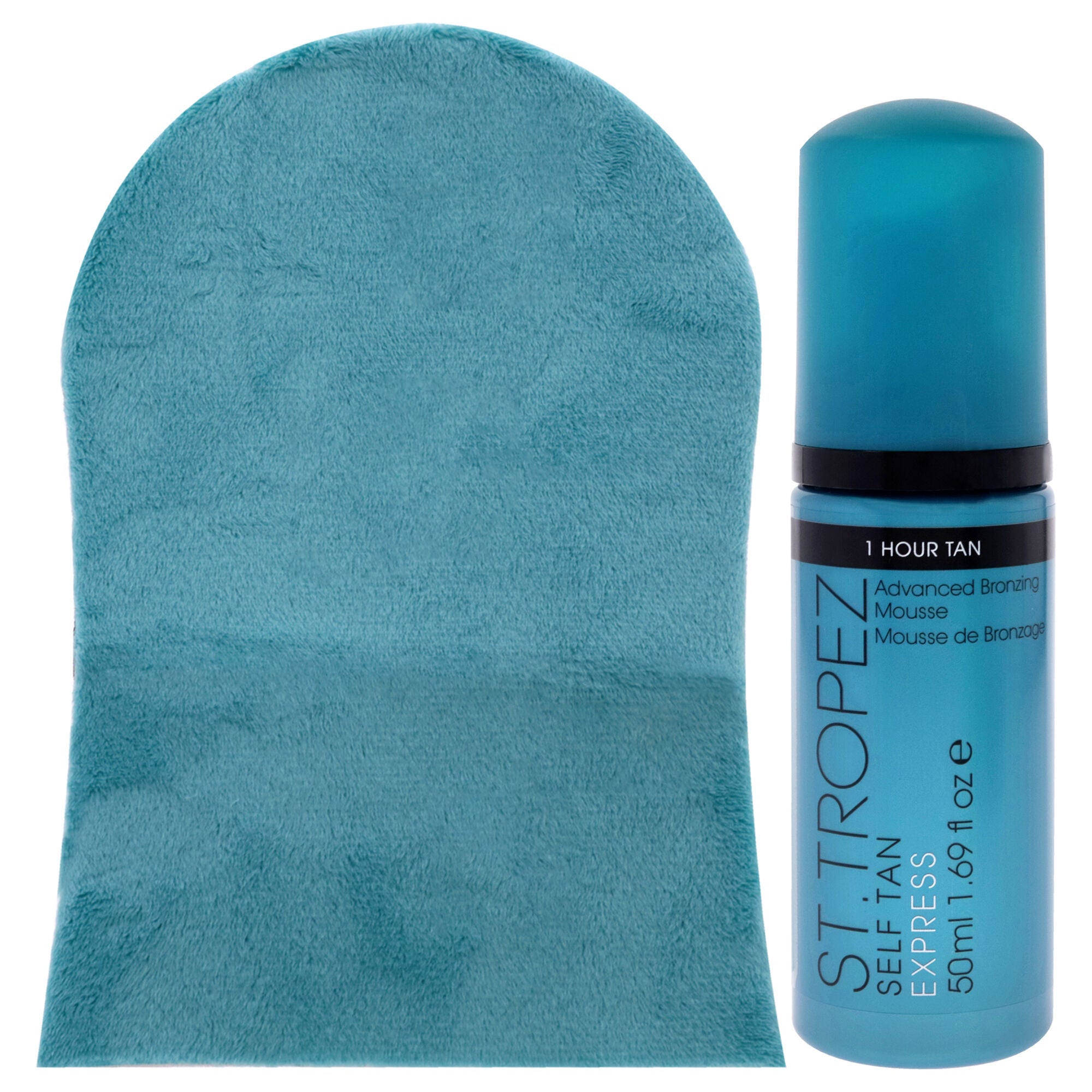 Self Tan Express Kit by St. Tropez for Unisex - 2 Pc 1.69oz Advance Bronzing Mousse, Velvet Luxe Applicator Mitt, , alternate image number 6