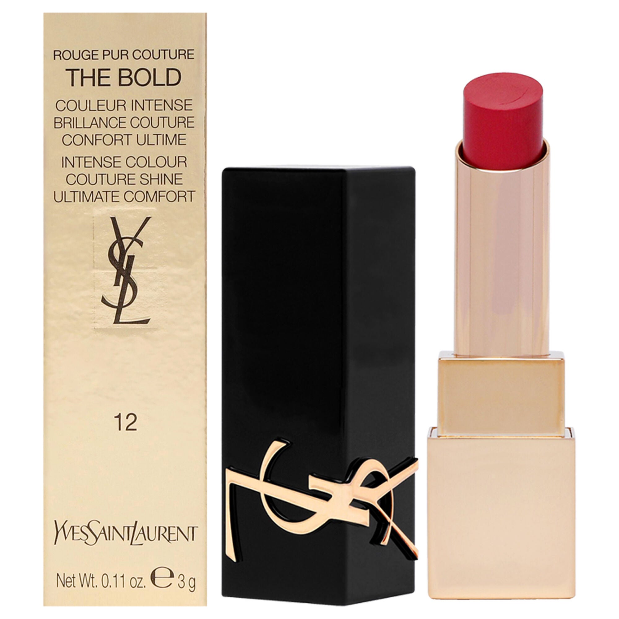 Rouge Pur Couture The Bold Lipstick - 12 Nu Incongru by Yves Saint Laurent for Women - 0.11 oz Lipstick, See Description, hi-res image number 0