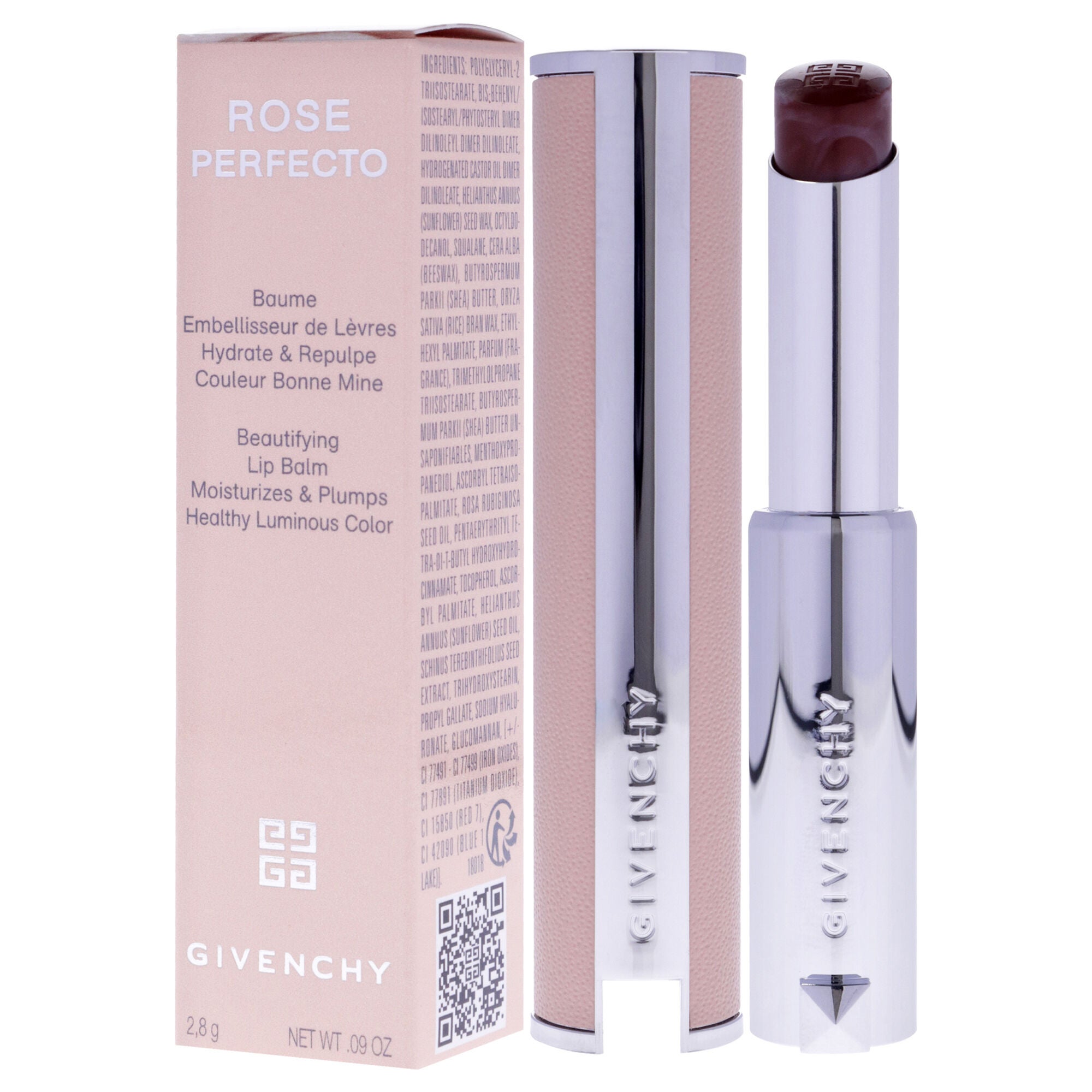 Rose Perfecto Beautifying Lip Balm - 501 Spicy Brown by Givenchy for Women - 0.09 oz Lip Balm, , alternate image number 7