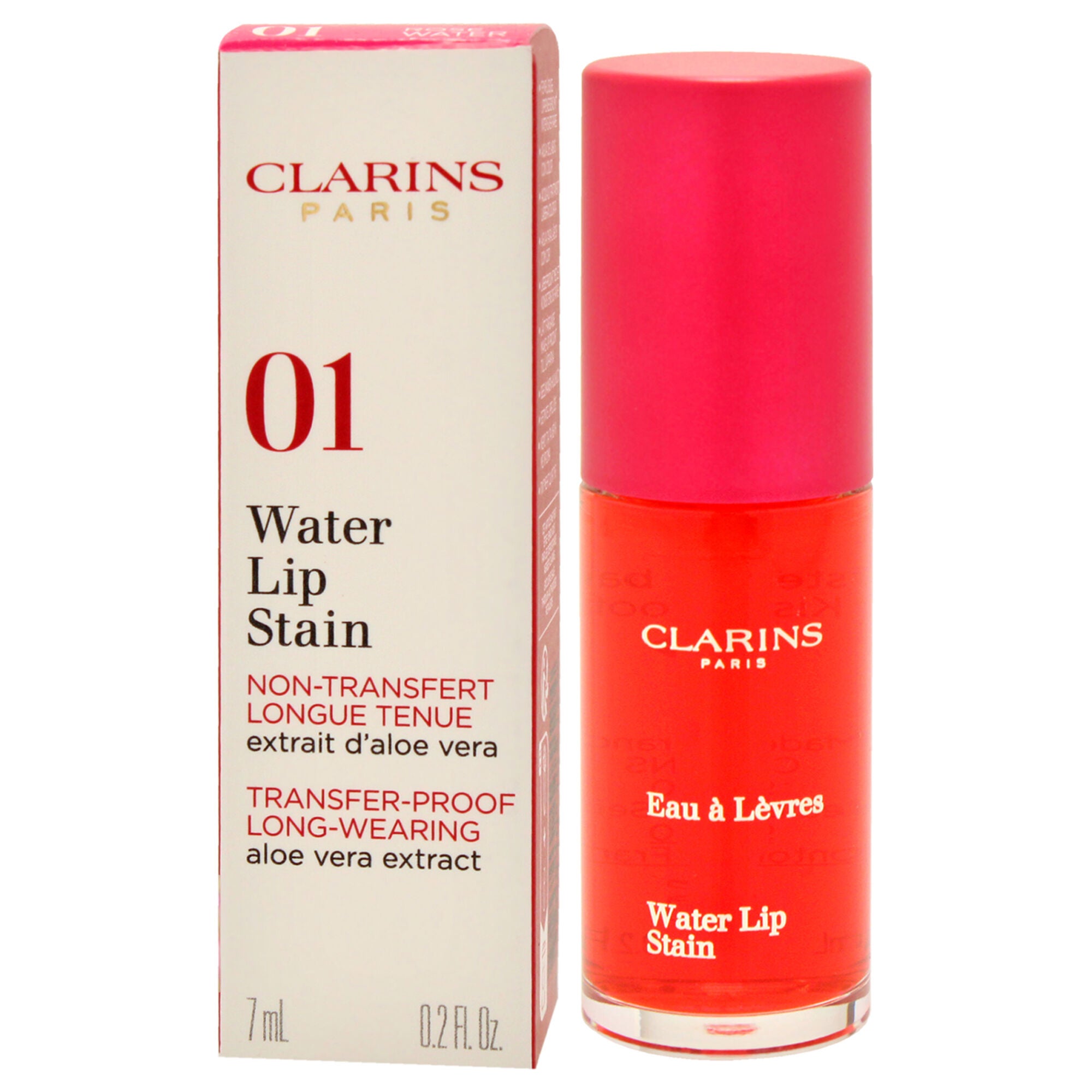 Water Lip Stain - 01 Rose Water by Clarins for Women - 0.2 oz Lipstick, See Description, alternate image number 3