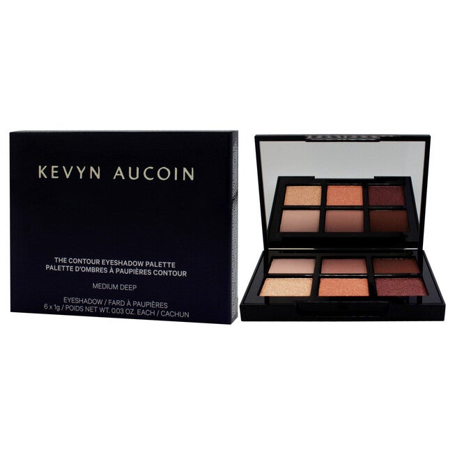 The Contour Eyeshadow Palette - Medium Deep by Kevyn Aucoin for Women - 0.18 oz Eye Shadow, NA, alternate image number null