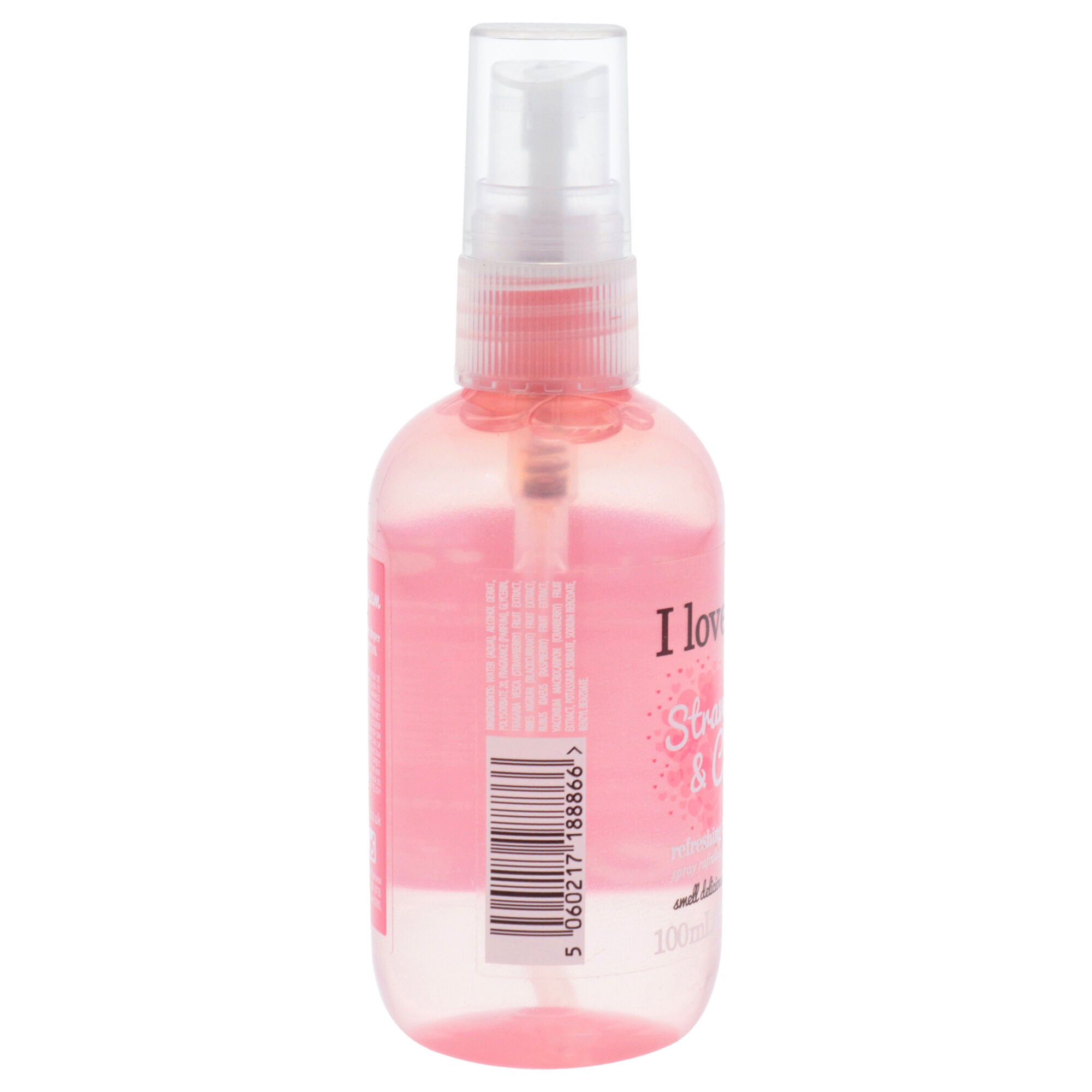 Refreshing Body Spritzer - Strawberries and Cream by I Love Cosmetics for Women - 3.4 oz Body Spray, See Description, alternate image number 1