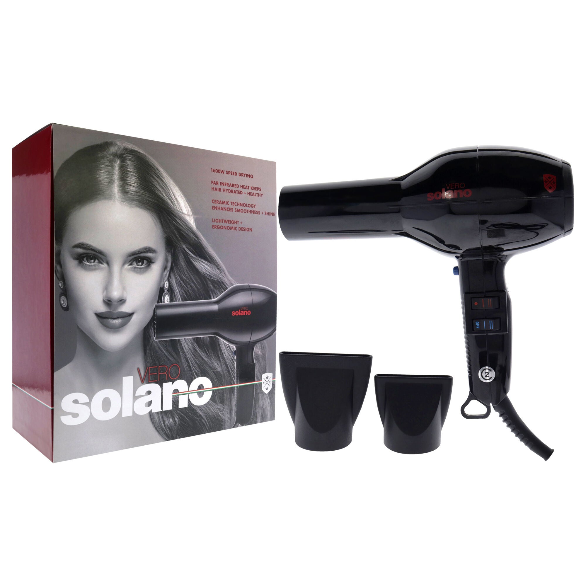 Vero Hair Dryer by Solano for Women - 1 Pc Hair Dryer, See Description, alternate image number 1