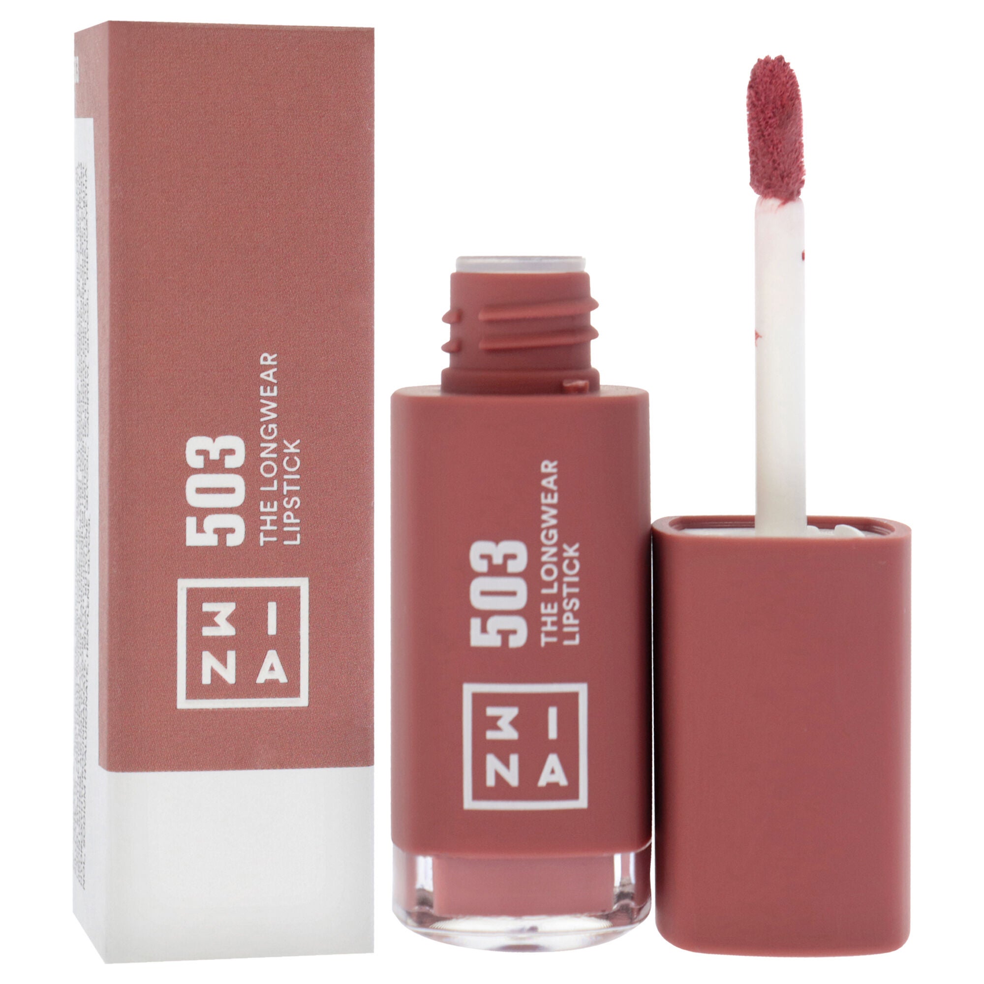 The Longwear Lipstick - 503 Nude by 3INA for Women - 0.20 oz Lipstick, See Description, alternate image number 1