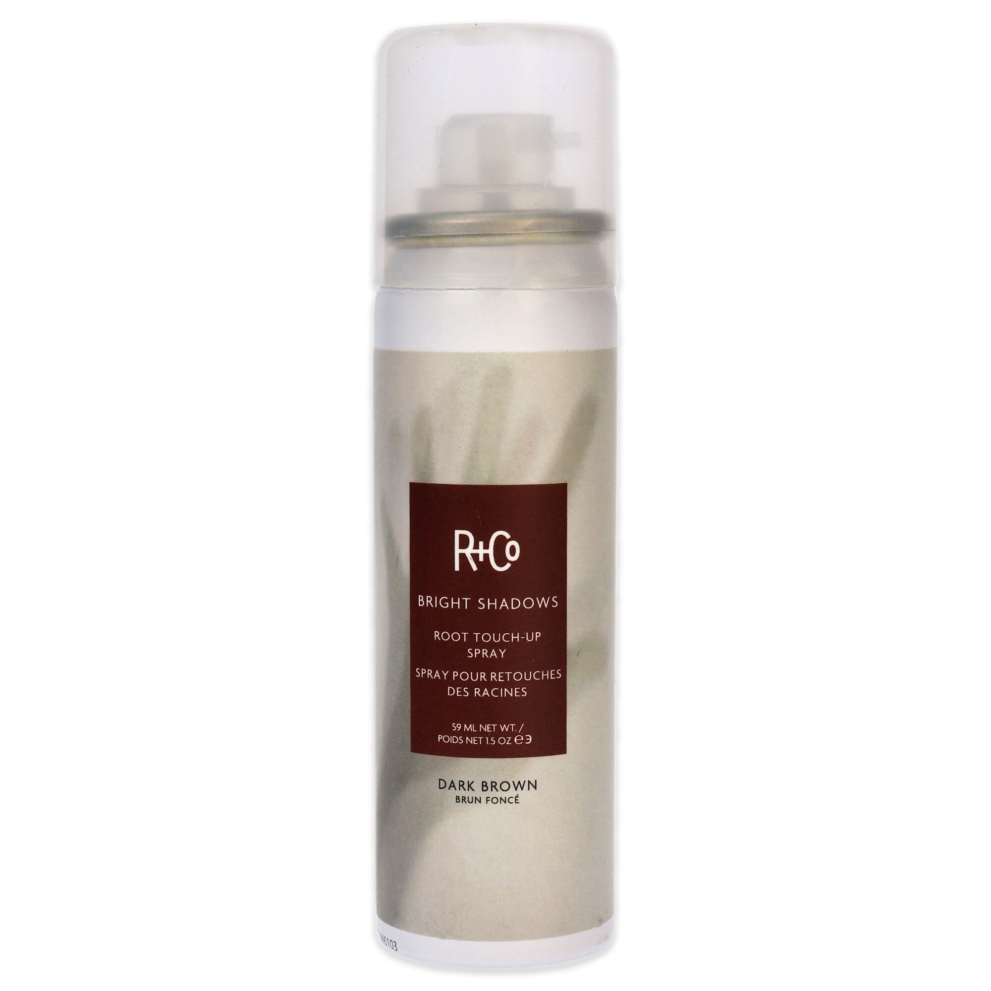 Bright Shadows Root Touch Up Spray - Dark Brown by R+Co for Unisex - 1.5 oz Hair Color, , alternate image number 3