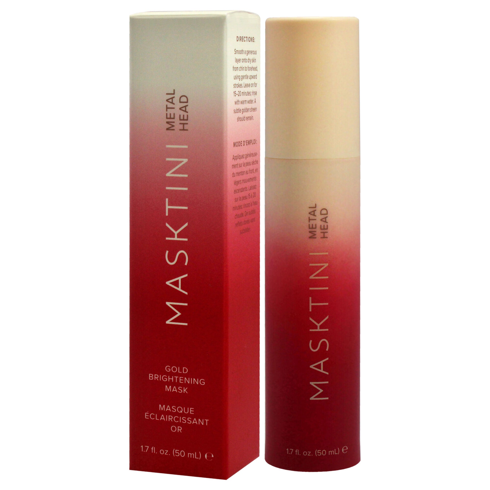 Metal Head Gold Brightening Mask by Masktini for Women - 1.7 oz Mask, See Description, alternate image number 3