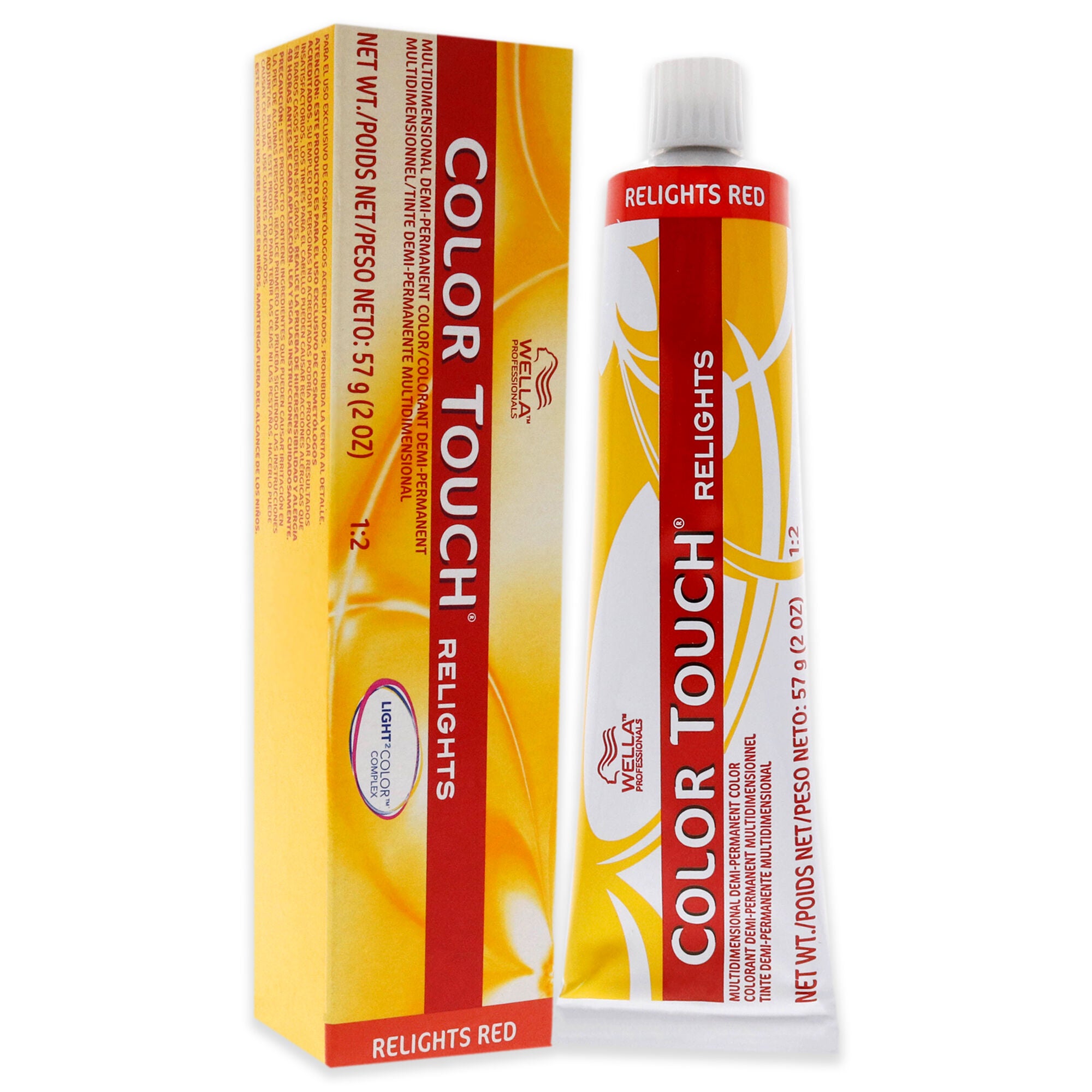 Color Touch Relights Demi-Permanent Color - 47 Red Brown by Wella for Unisex - 2 oz Hair Color, See Description, alternate image number 1
