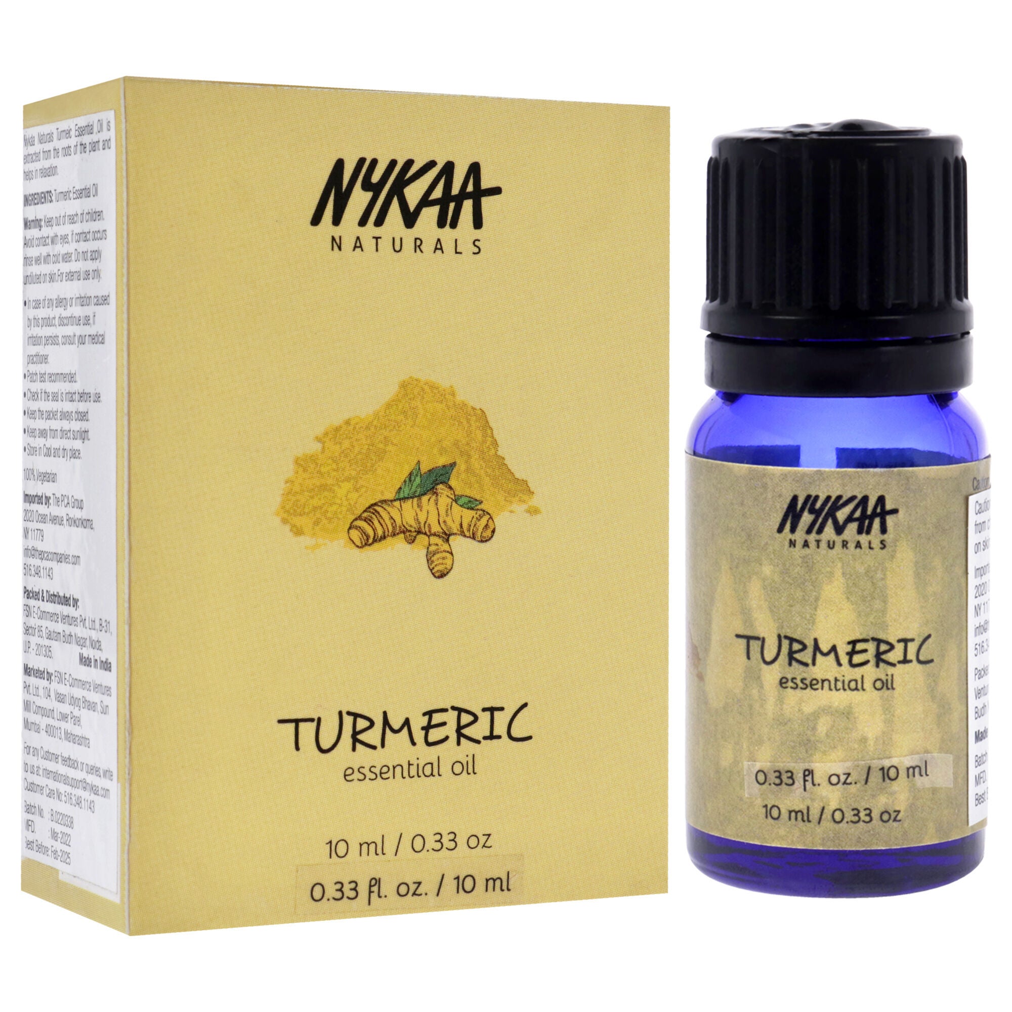 Essential Oil - Turmeric by Nykaa Naturals for Women - 0.33 oz Oil, See Description, alternate image number 2