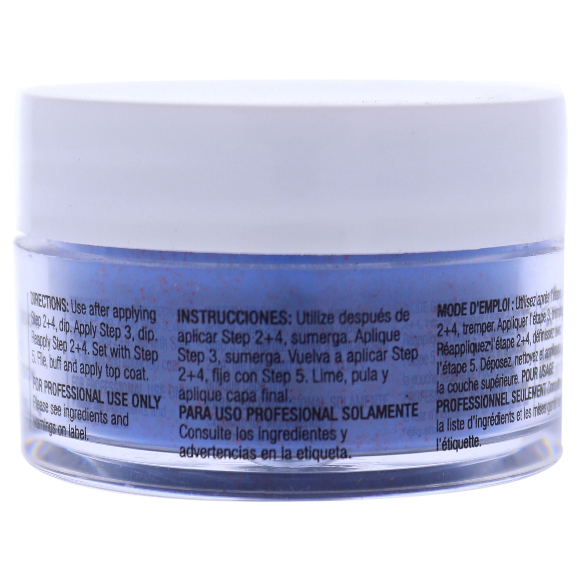 Pro Powder Polish Nail Colour Dip System - Purple With Red Glitter by Cuccio Colour for Women - 0.5 oz Nail Powder, See Description, alternate image number 1