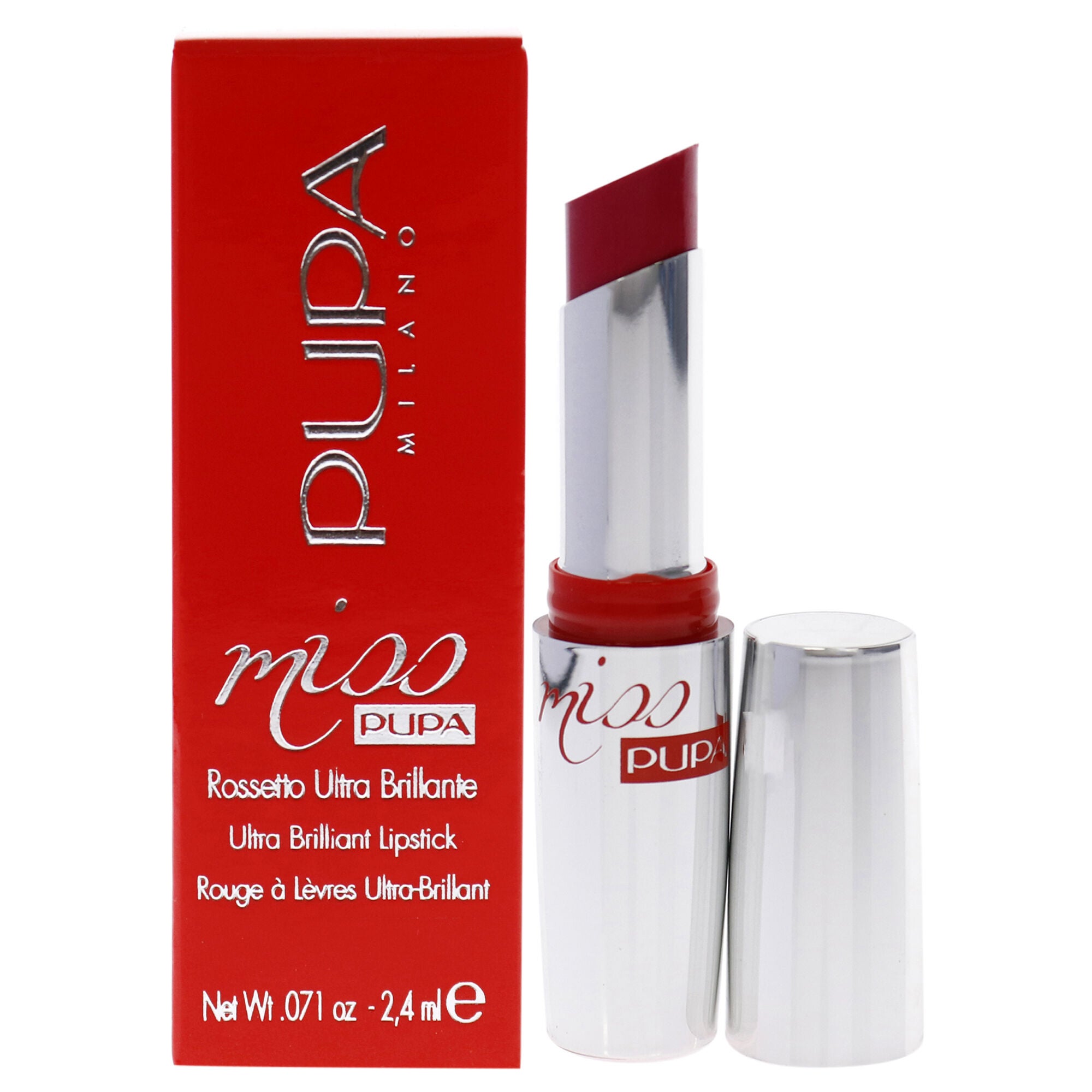 Miss Pupa Ultra Brilliant Lipstick - 303 Haute Couture Fuchsia by Pupa Milano for Women - 0.071 oz Lipstick, See Description, hi-res image number 0