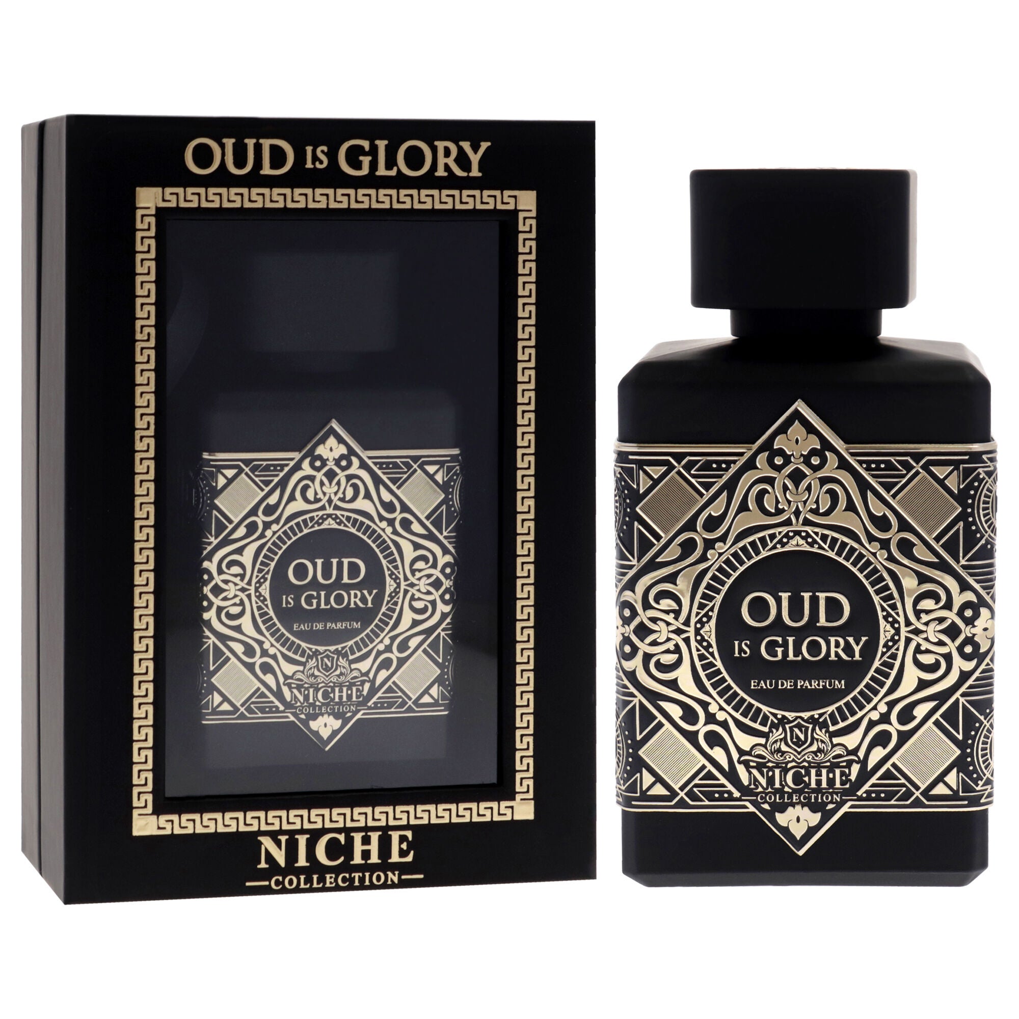 Niche Collection - Oud Is Glory by Khalis for Men - 3.4 oz EDP Spray, Clear, alternate image number 2