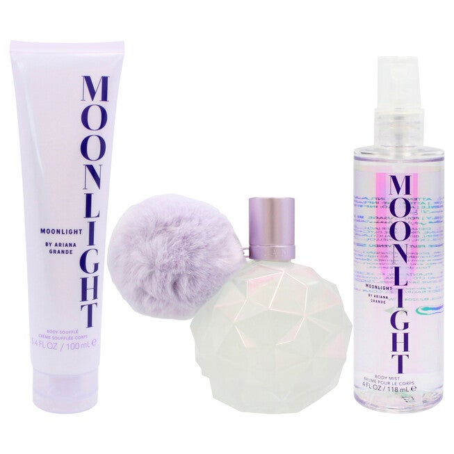 Moonlight by Ariana Grande for Women - 3 Pc Gift Set 3.4oz EDP Spray, 3.4oz Body Souffle, 4oz Body Mist, See Description, alternate image number 4