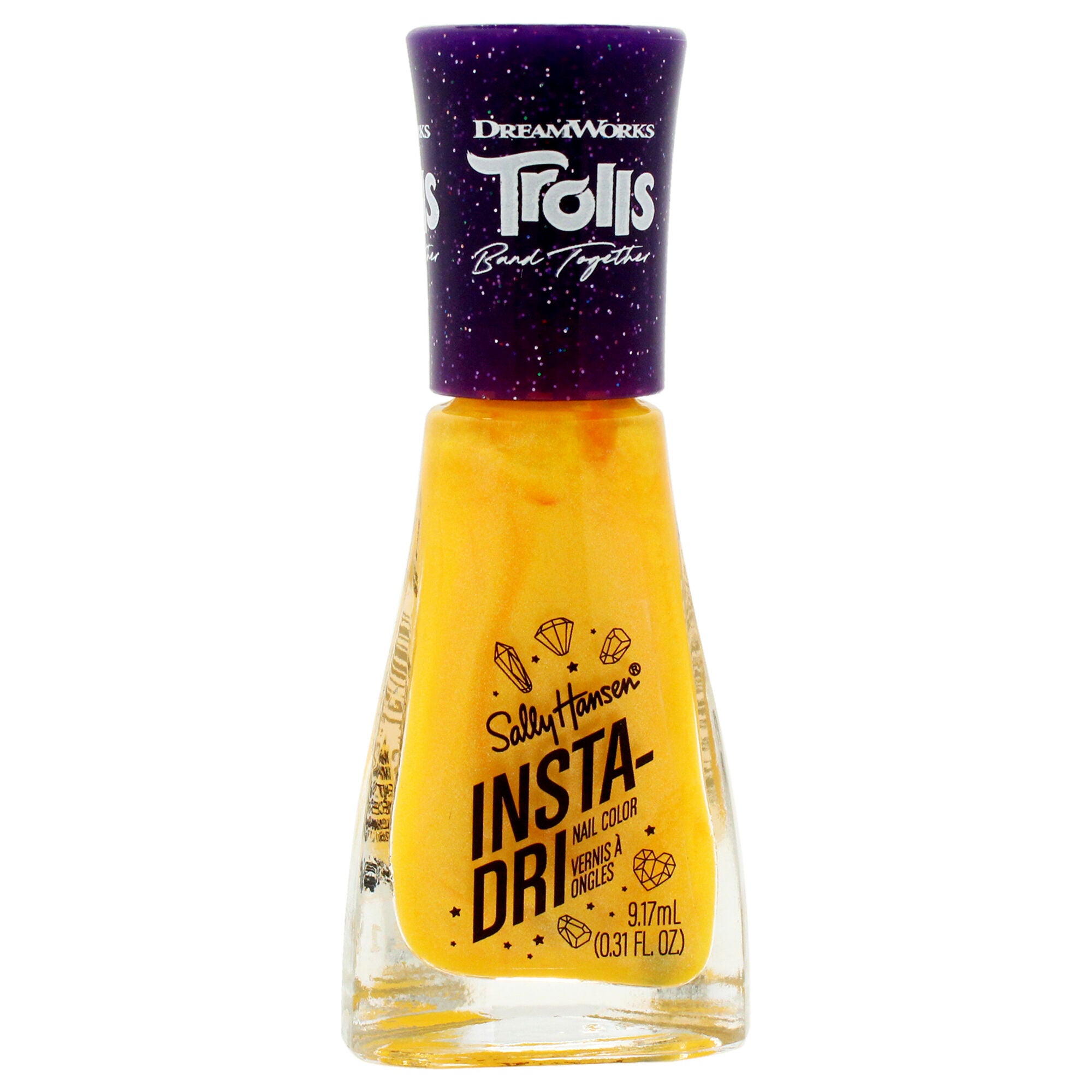 Insta-Dri Nail Color - 135 Viva Power by Sally Hansen for Women - 0.31 oz Nail Polish, Yellow, hi-res image number 0