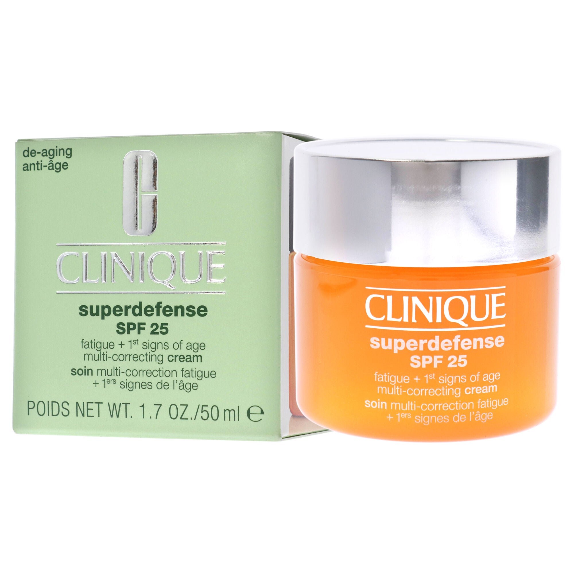 Superdefense Multi-Correcting Cream SPF 25 - Type I-II by Clinique for Unisex - 1.7 oz Cream, See Description, alternate image number 3