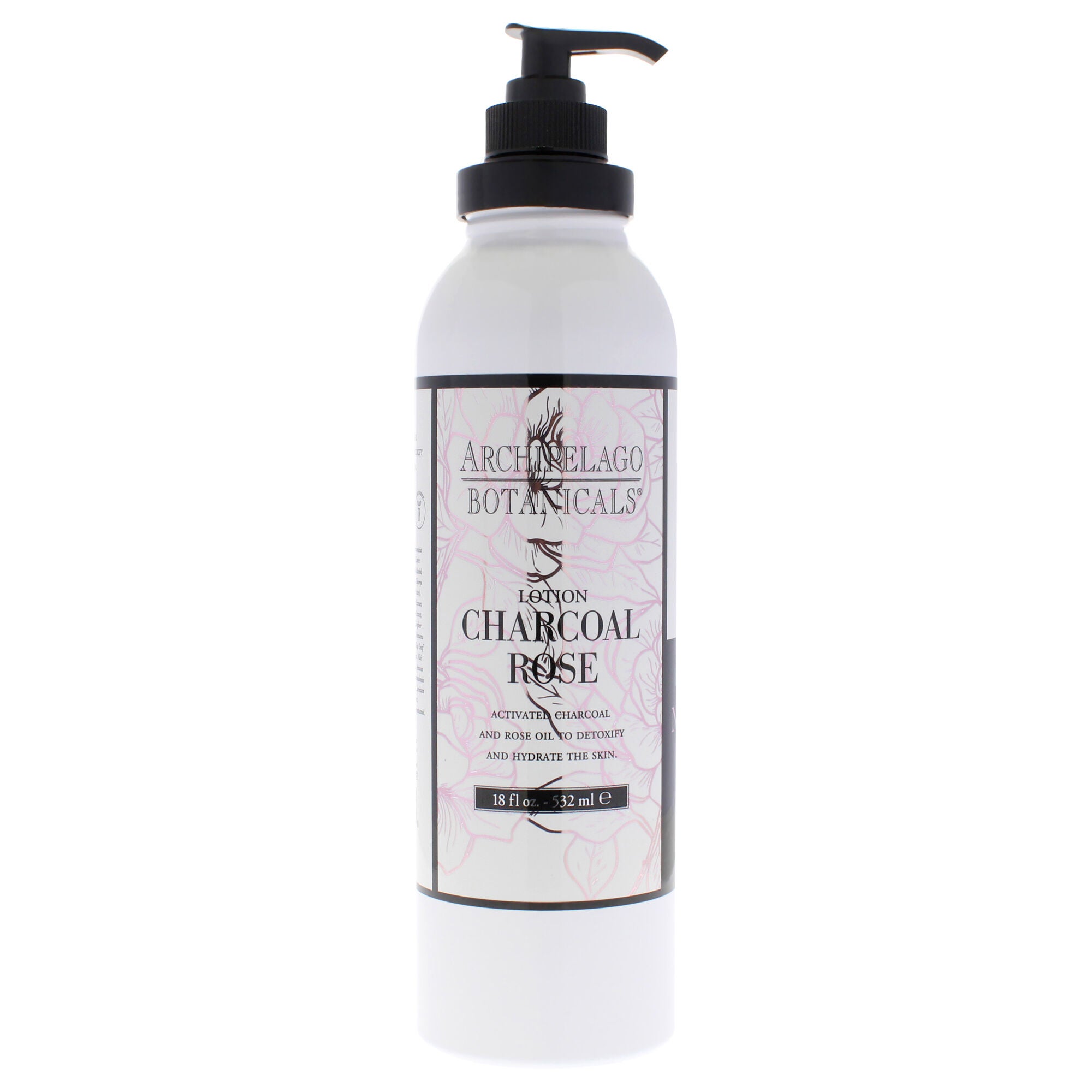 Body Lotion - Charcoal Rose by Archipelago Botanicals for Unisex - 18 oz Lotion, See Description, hi-res image number 0