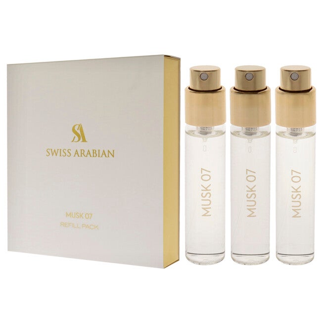 Musk 07 by Swiss Arabian for Unisex - 3 Pc Mini Gift Set 3 x 1oz EDP Spray (Refill), NA, alternate image number null