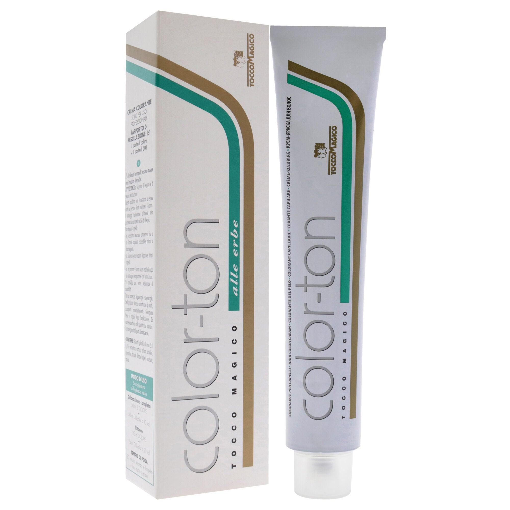 Color-Ton Permanent Hair Color - 8FR-8.67 Tropical Red by Tocco Magico for Unisex - 3.38 oz Hair Color, See Description, alternate image number 1