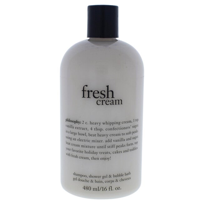 Fresh Cream Shampoo, Shower Gel & Bubble Bath by Philosophy for Unisex - 16 oz Bath & Shower Gel, NA, hi-res image number null