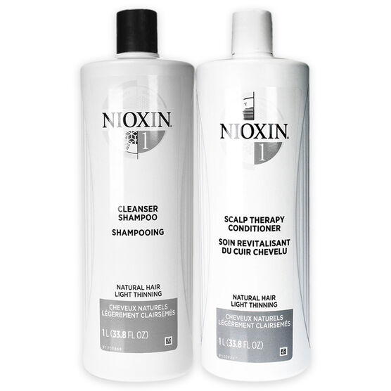 System 1 Kit by Nioxin for Unisex - 33.8 oz Shampoo, Conditioner, , alternate image number null