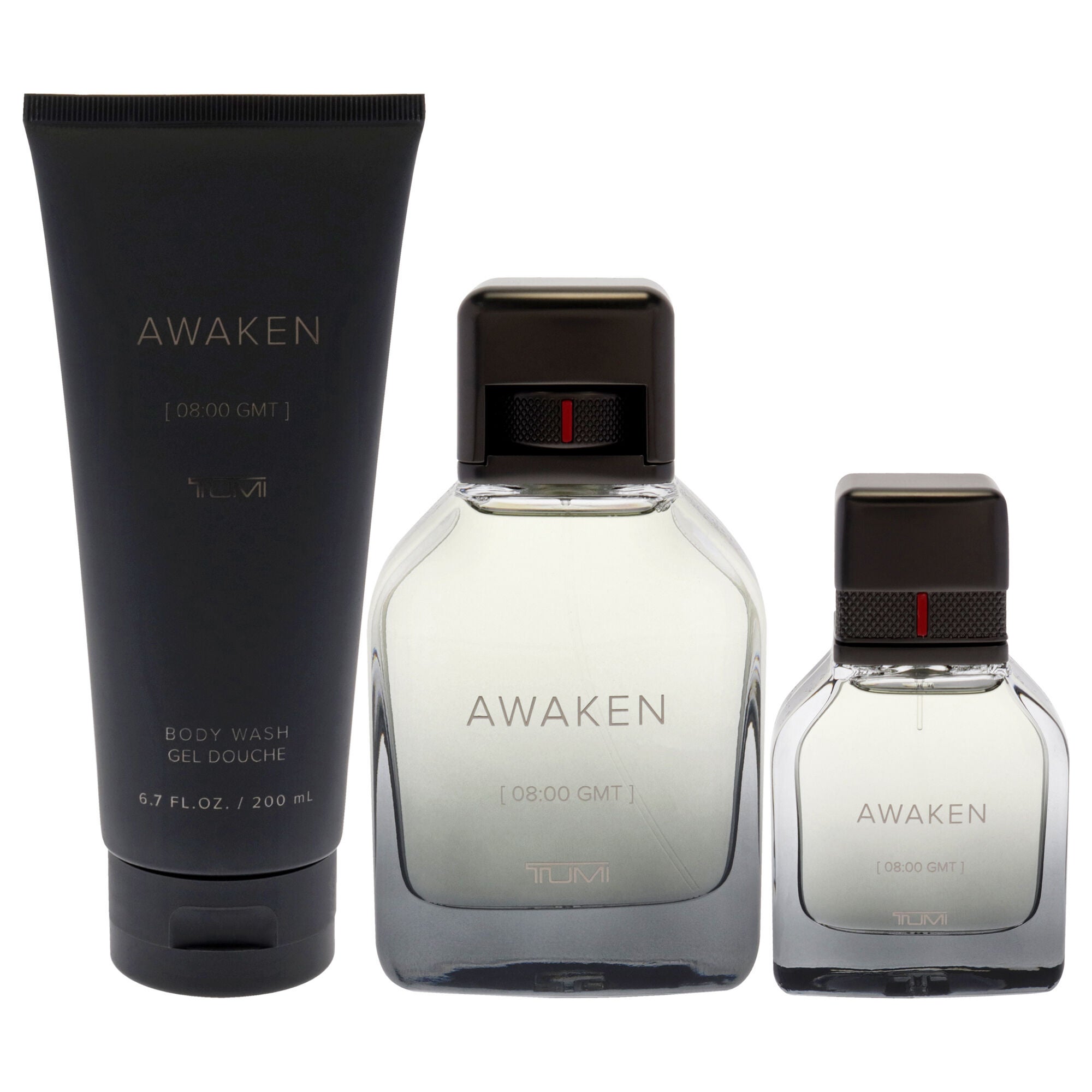 Awaken by Tumi for Men - 3 Pc Gift Set 3.4oz EDP Spray, 1oz EDP Spray, 6.7oz Body Wash, See Description, alternate image number 4