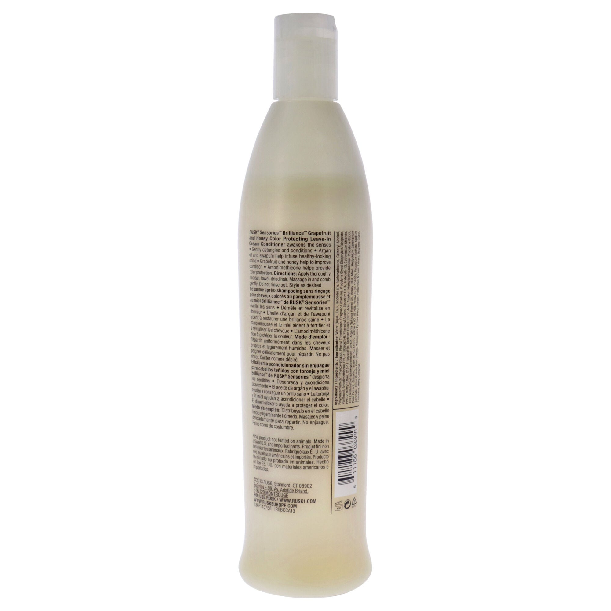 Sensories Brilliance Conditioner by Rusk for Unisex - 13.5 oz Conditioner, , alternate image number 4