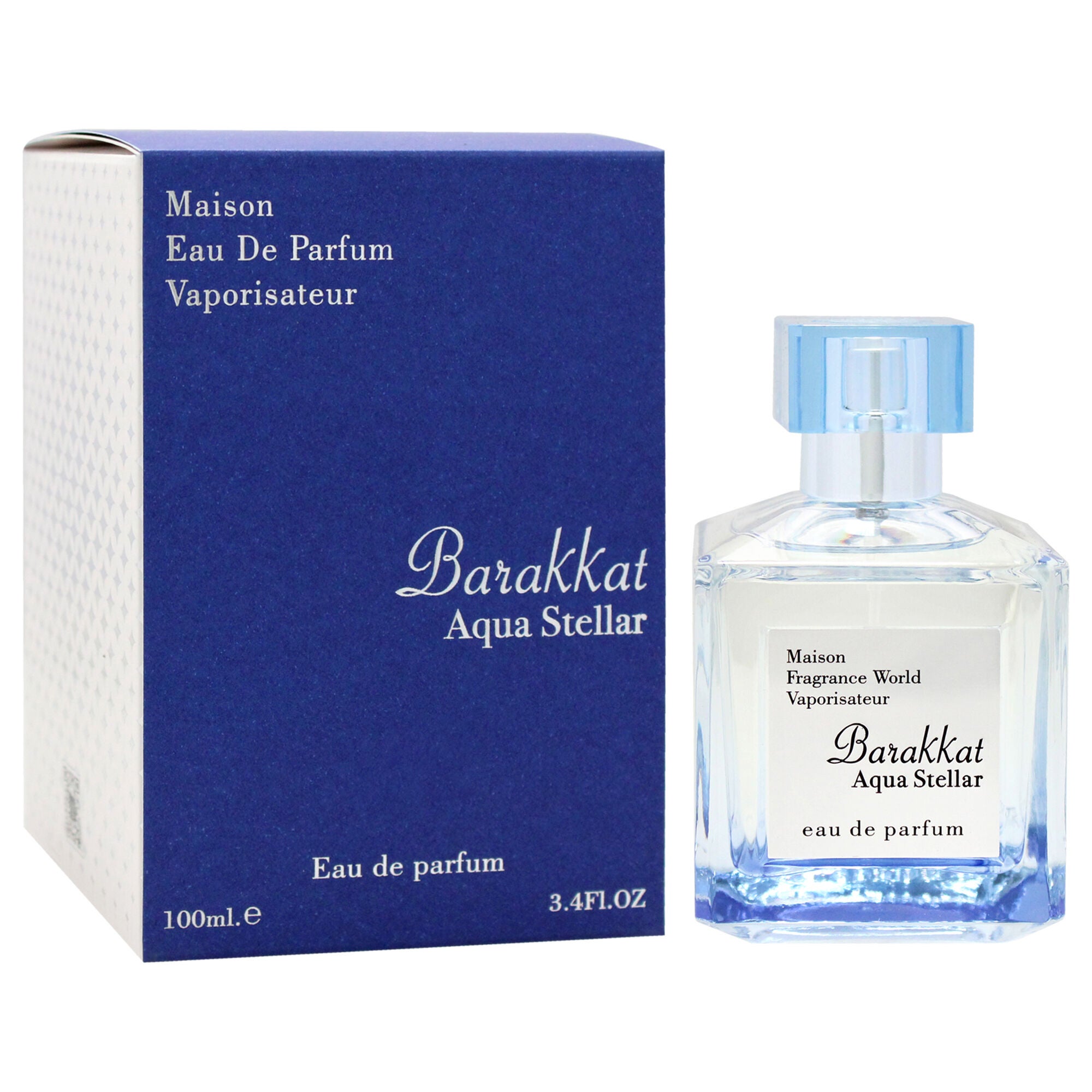 Maison Barakkat Aqua Stellar by Fragrance World for Unisex - 3.4 oz EDP Spray, See Description, alternate image number 2