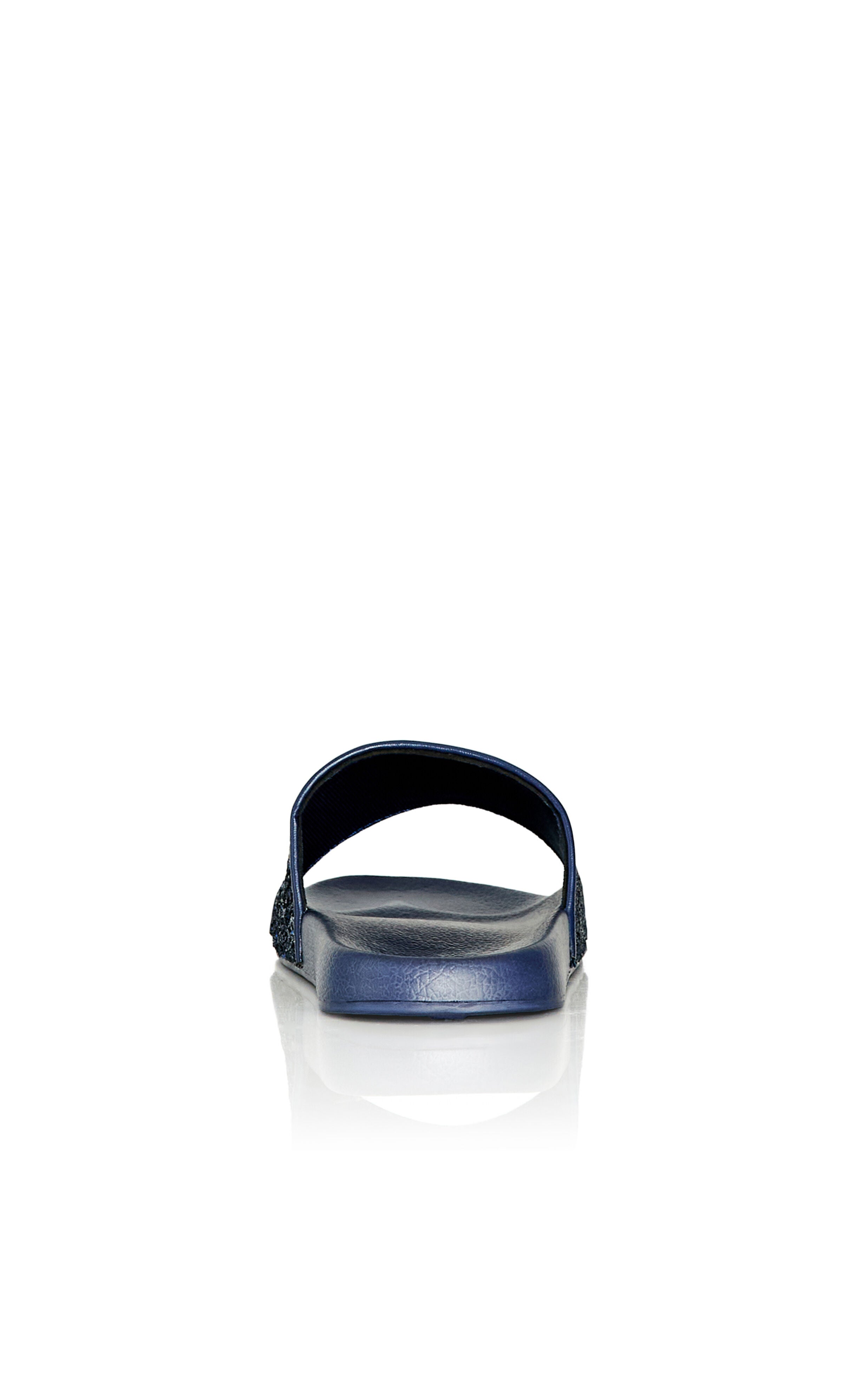 WIDE FIT Sally Sparkle Slide - navy, , alternate image number 2