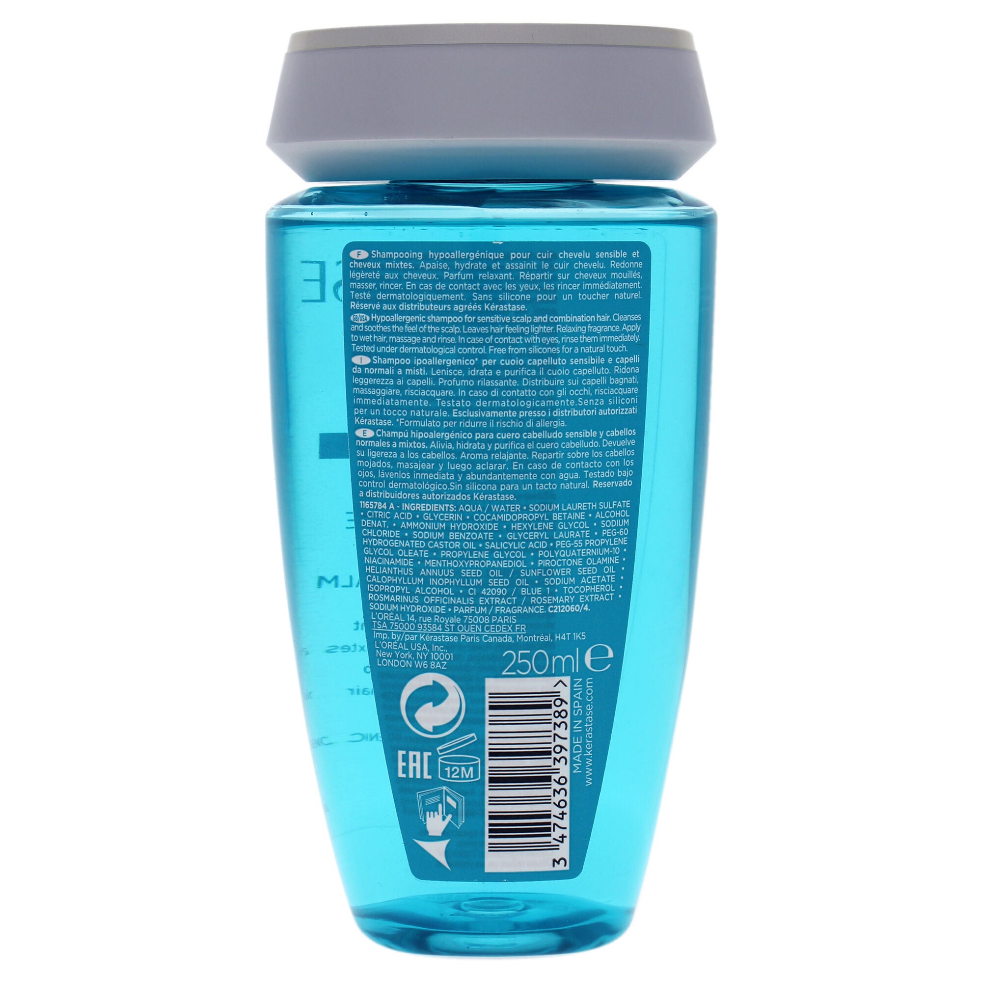 Kerastase Specifique Bain Vital Dermo-Calm Shampoo by Kerastase for Unisex - 8.5 oz Shampoo, , alternate image number 4