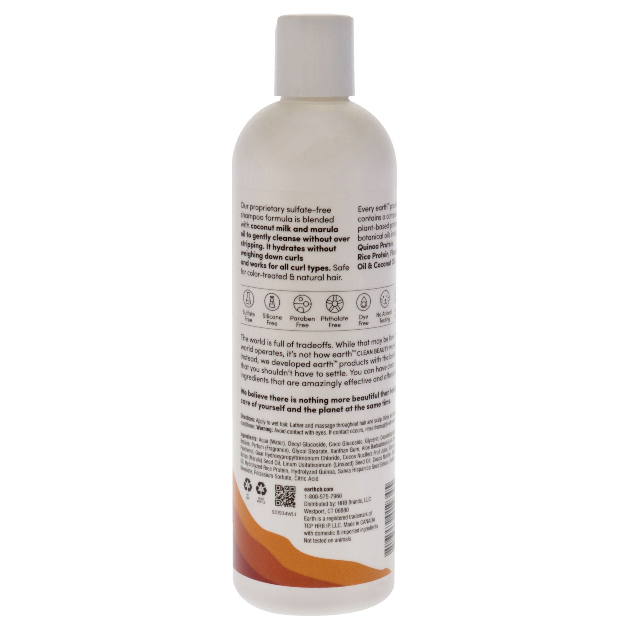 Curl Care Shampoo by Earth for Unisex - 12 oz Shampoo, See Description, alternate image number 1
