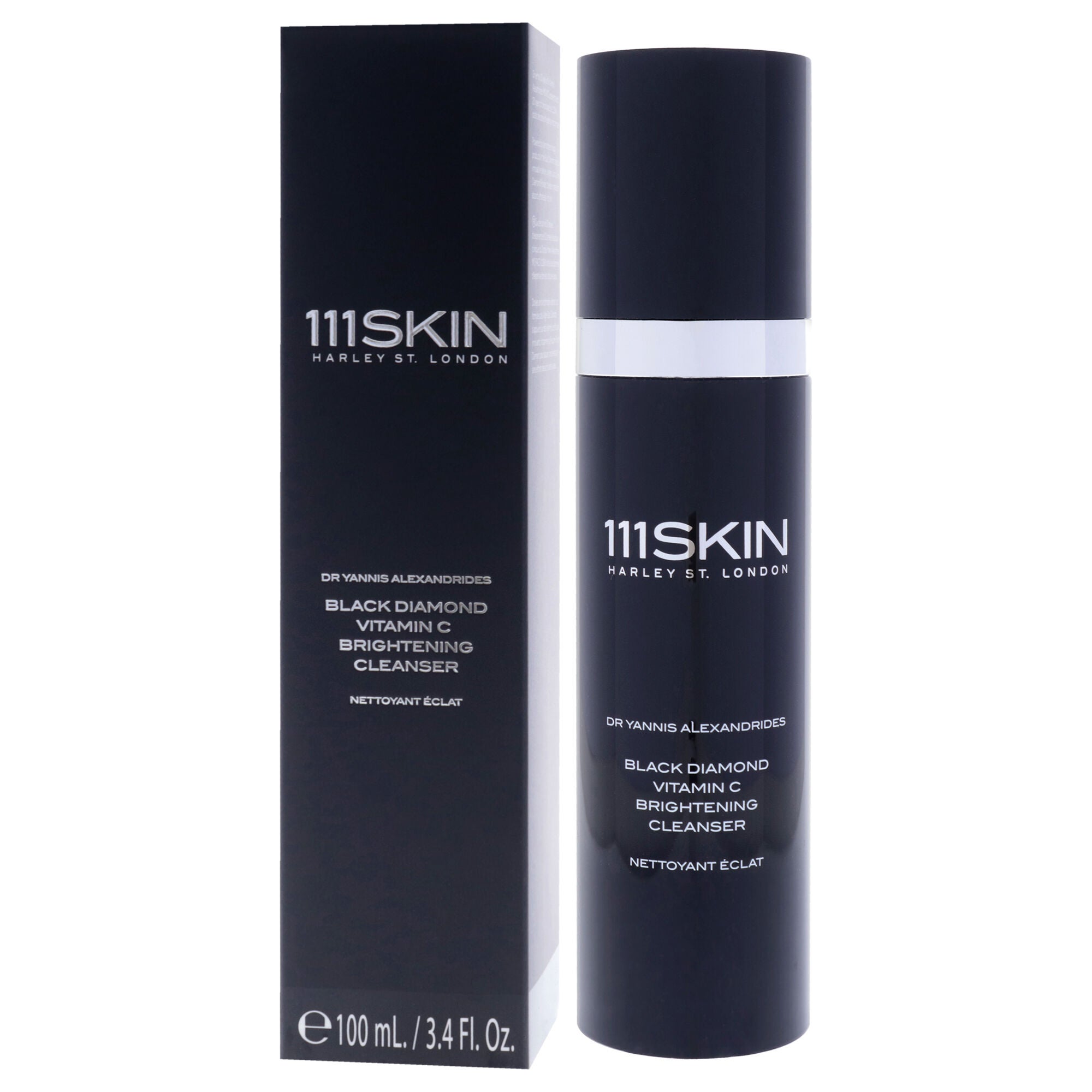 Black Diamond Vitamin C Brightening Cleanser by 111Skin for Unisex - 3.4 oz Cleanser, White, alternate image number 3