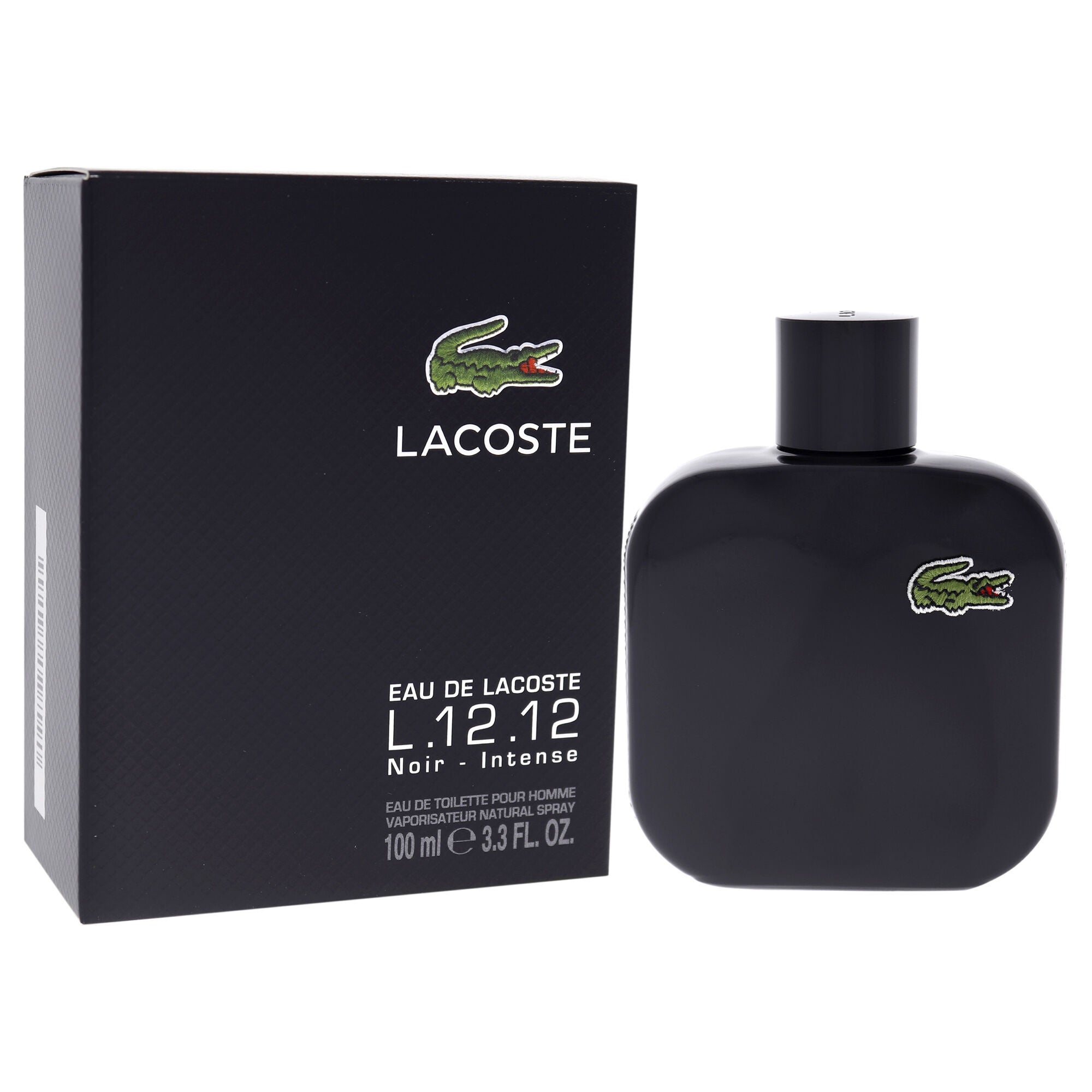 Lacoste Eau De Lacoste L.12.12 Noir by Lacoste for Men - 3.3 oz EDT Spray, See Description, alternate image number 1