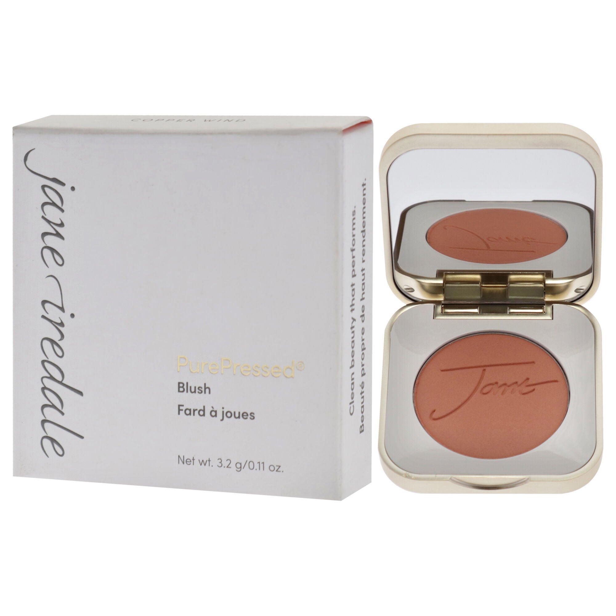 PurePressed Blush - Copper Wind by Jane Iredale for Women - 0.1 oz Blush, See Description, alternate image number 3