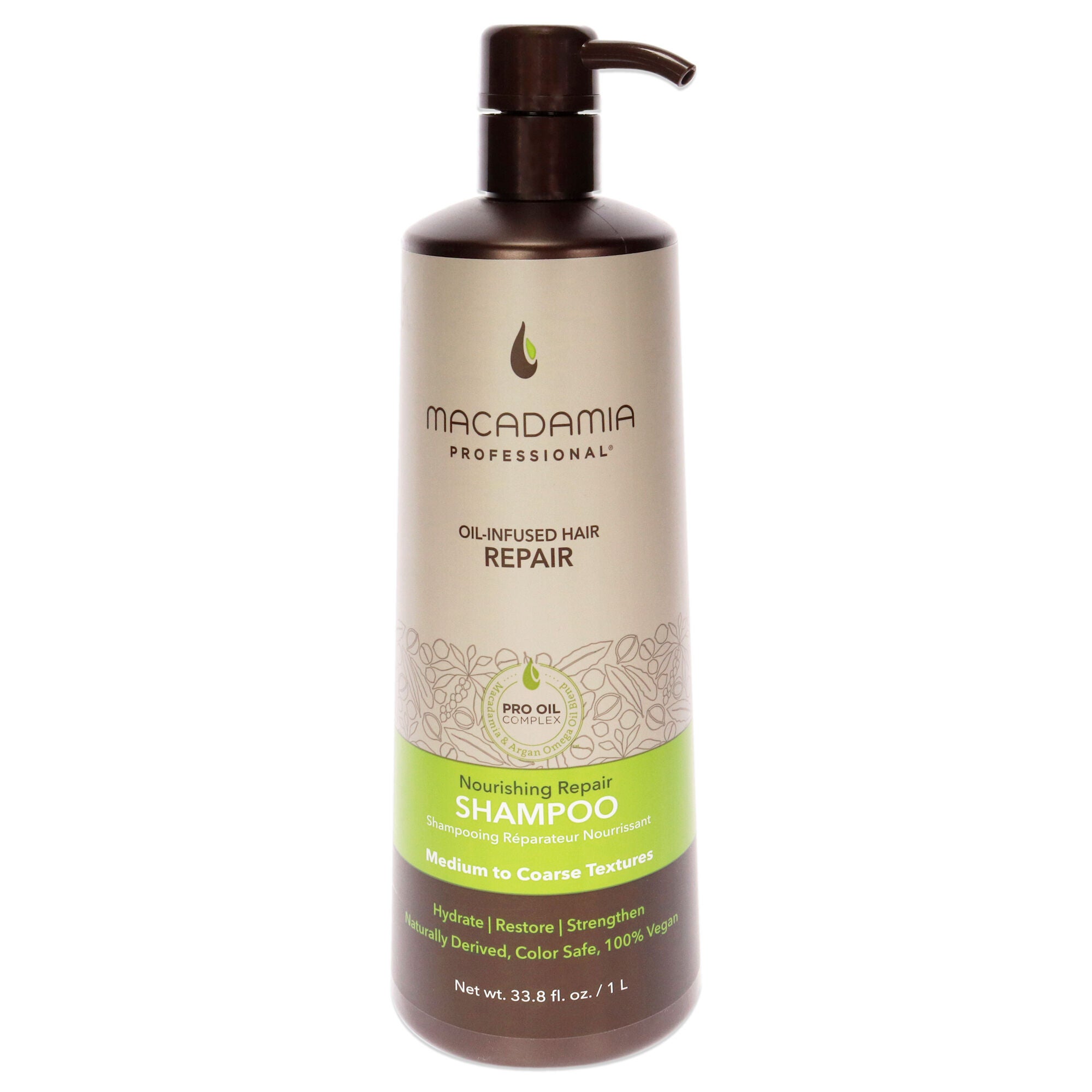 Nourishing Repair Shampoo by Macadamia Oil for Unisex - 33.8 oz Shampoo, See Description, hi-res image number 0