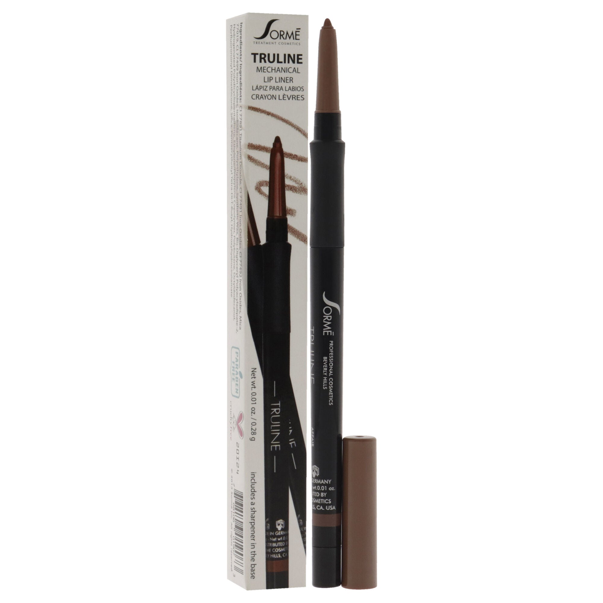 Truline Mechanical Lipliner - MPL05 Affair by Sorme Cosmetics for Women - 0.01 oz Lip Liner, See Description, alternate image number 2