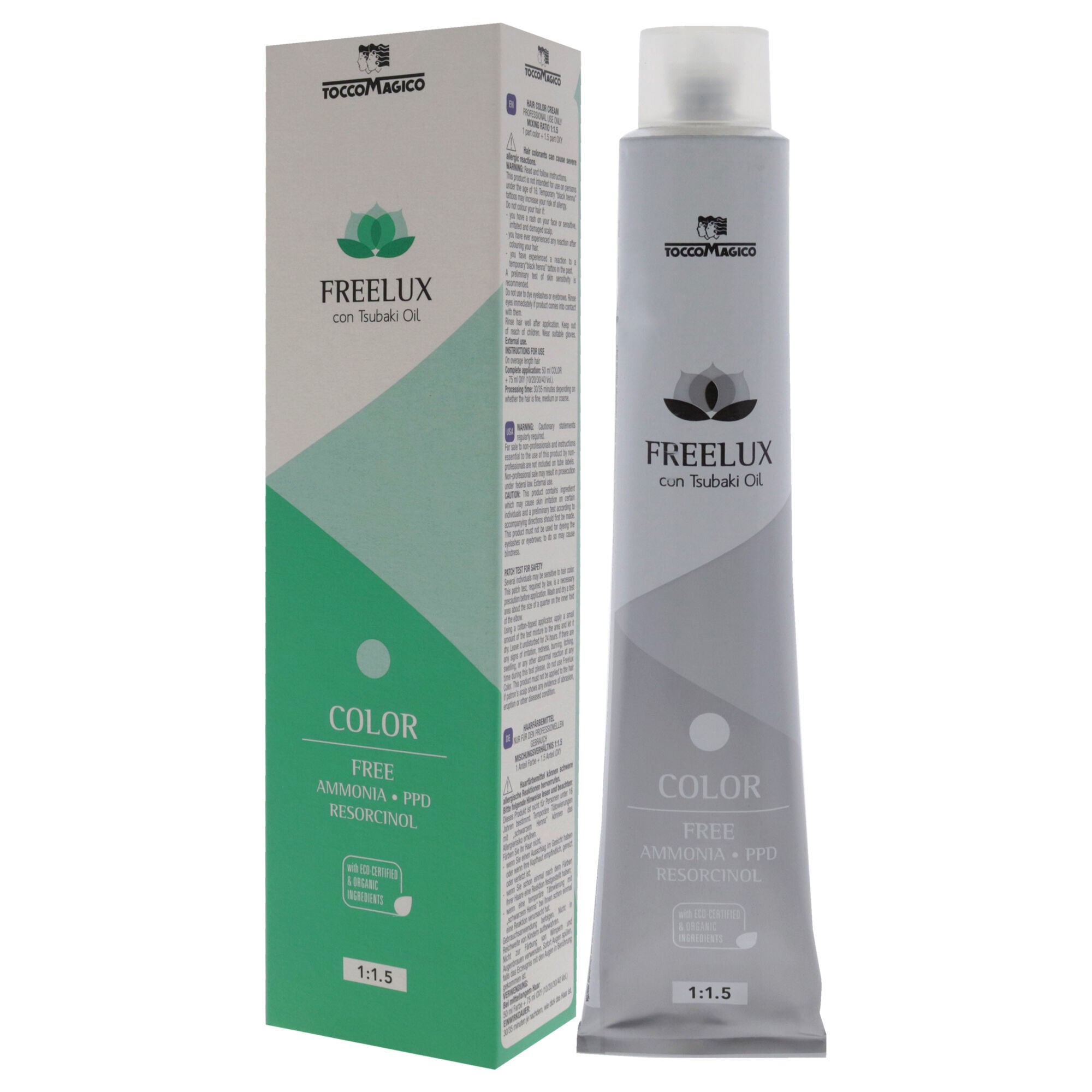 Freelux Permanet Hair Color - 6.1 Dark Ash Blond by Tocco Magico for Unisex - 3.38 oz Hair Color, See Description, alternate image number 3