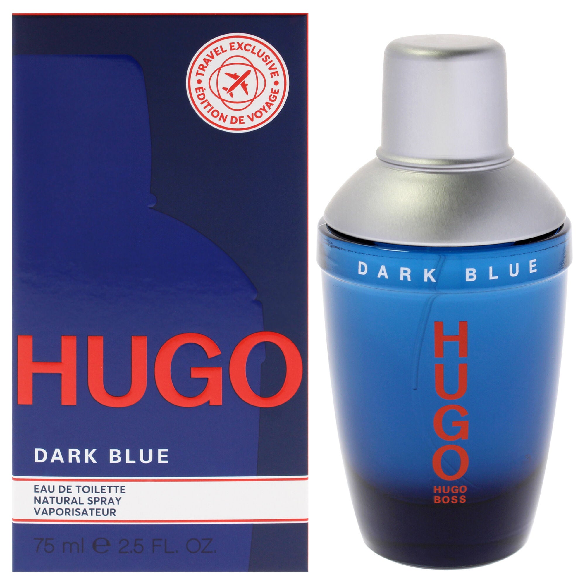 Hugo Dark Blue by Hugo Boss for Men - 2.5 oz EDT Spray, See Description, hi-res image number 0