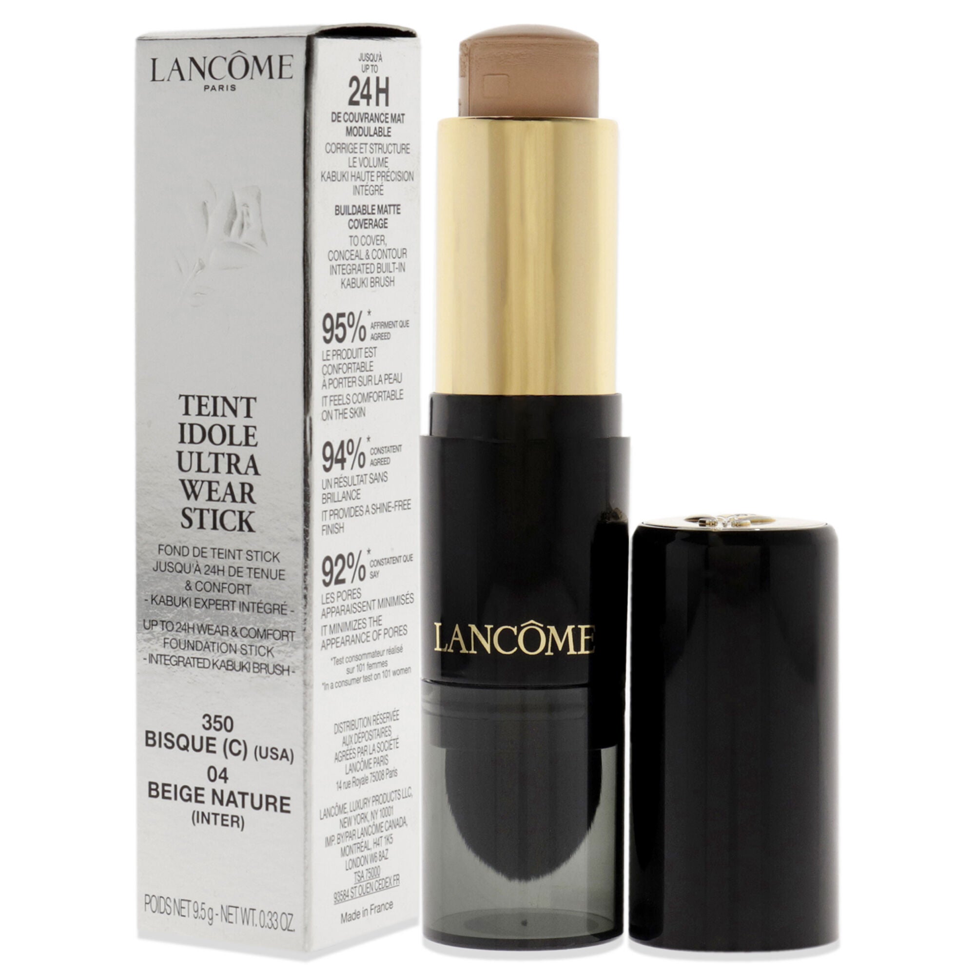 Teint Idole Ultra Wear Stick Foundation - 350 Bisque Cool by Lancome for Women - 0.33 oz Foundation, , alternate image number 7
