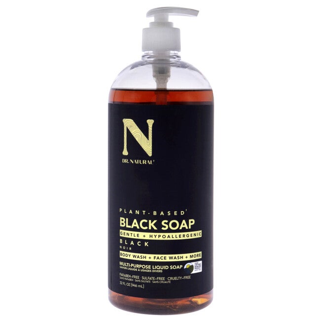 Multi-Purpose Liquid Soap - Black by Dr. Natural for Unisex - 32 oz Soap, NA, hi-res image number null