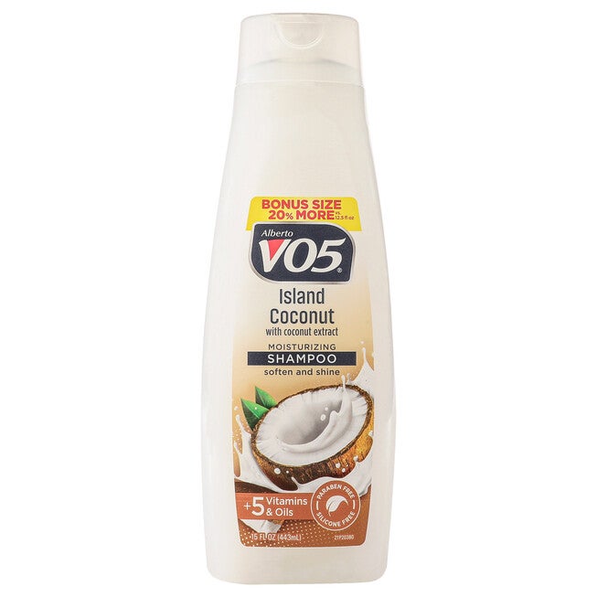 Moisturizing Island Coconut Shampoo by Alberto VO5 for Unisex - 15 oz Shampoo, NA, hi-res image number null