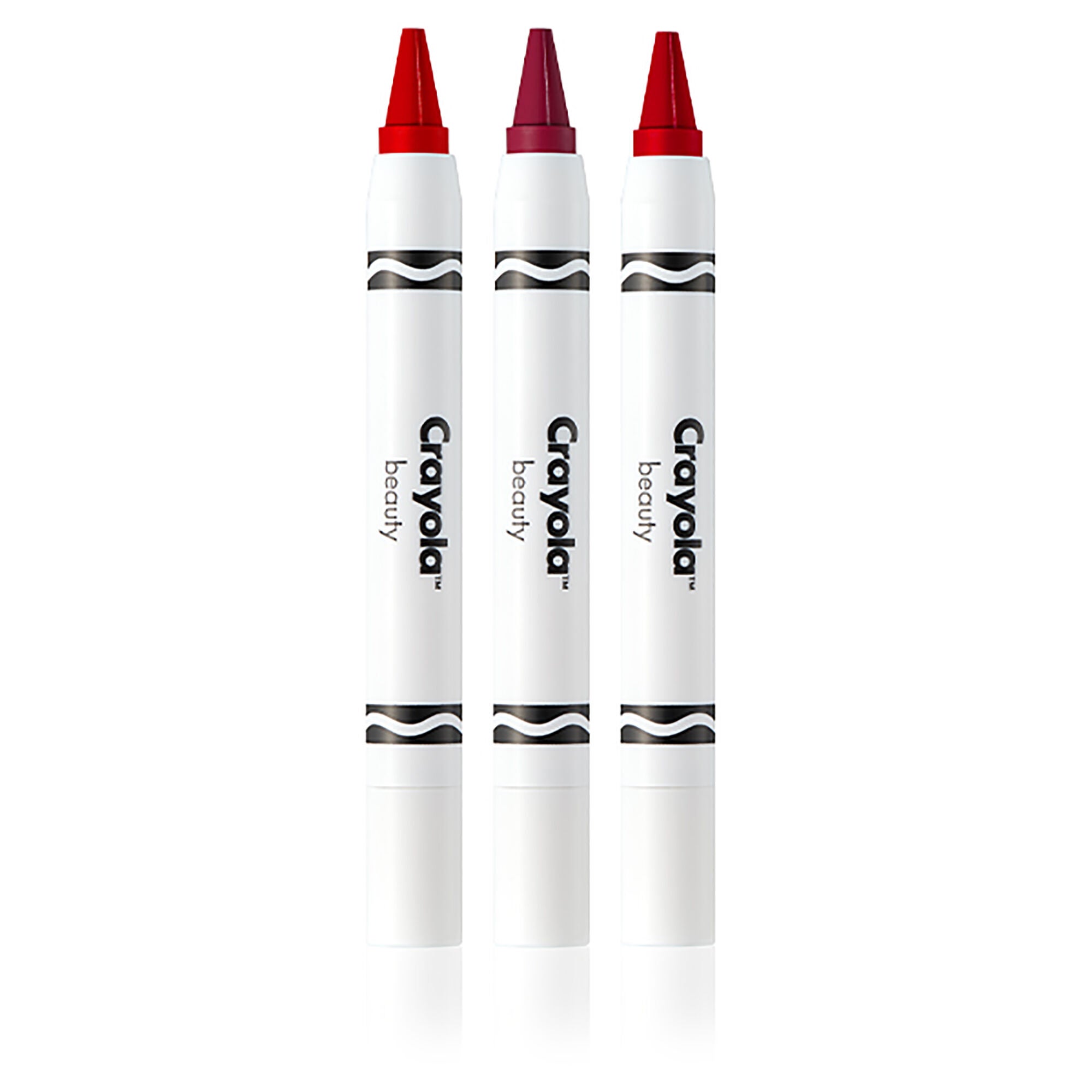 Crayola Crayon Trio - Romantic Reds by Crayola for Women - 3 x 0.07 oz Lipstick Strawberry, Maroon, Red, , alternate image number 6