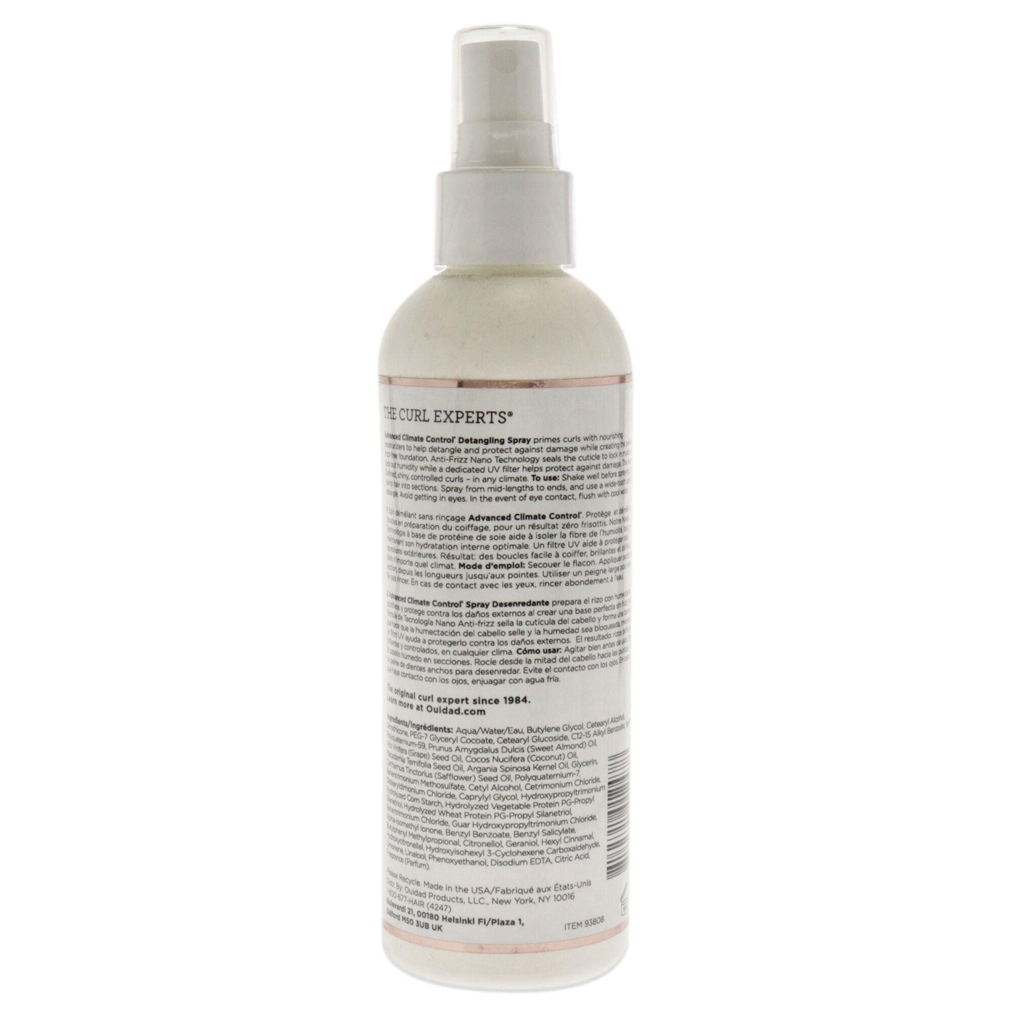 Advanced Climate Control Detangling Heat Spray by Ouidad for Unisex - 8.5 oz Hair Spray, See Description, alternate image number 1